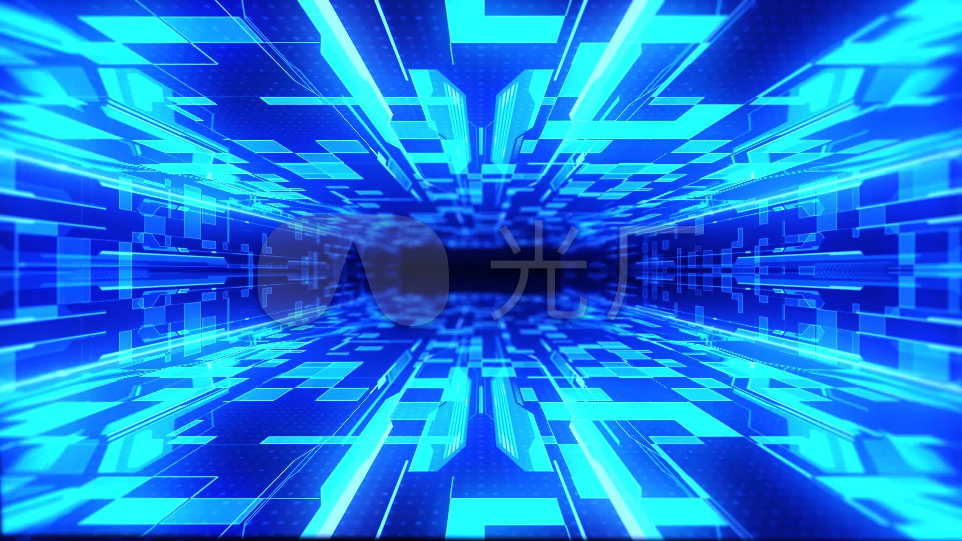 信息科技数字科幻时空隧道5g传输通道