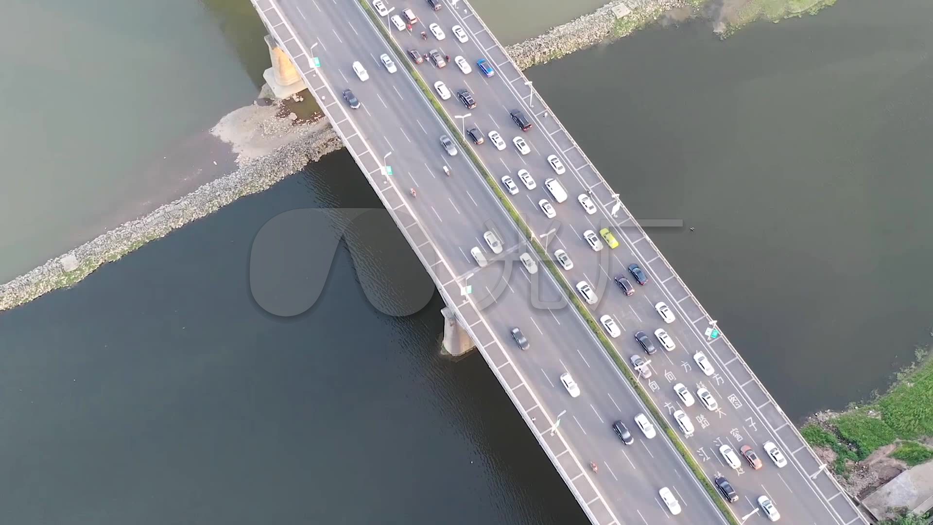 泸州航拍龙马潭区沱江二桥延时1080p