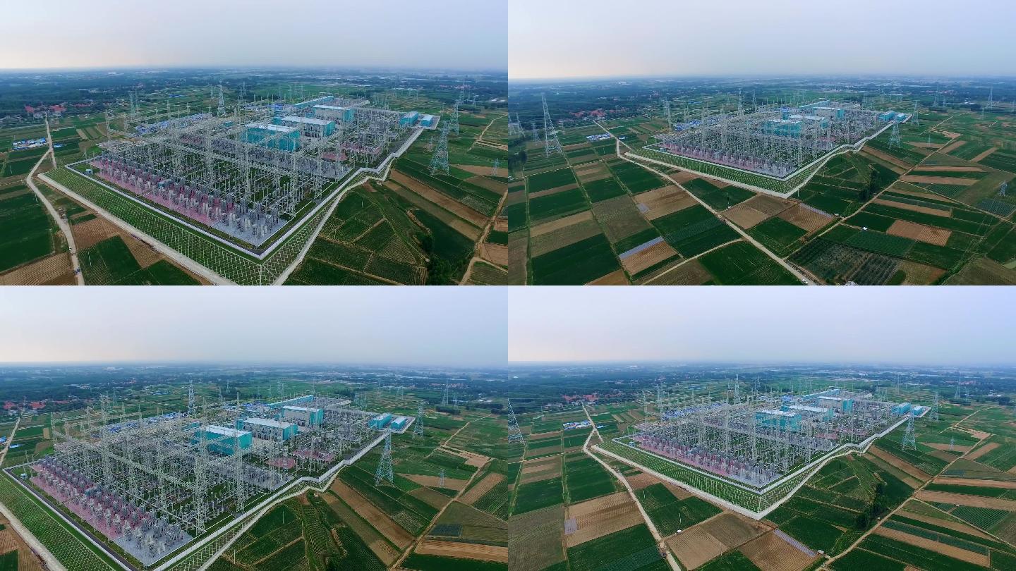 变电站电网特gis航拍_01080_高清(:)