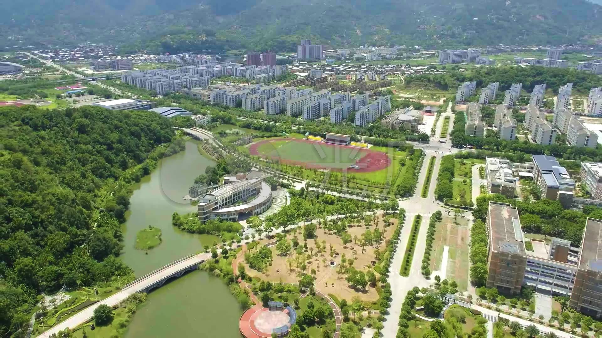 福州大学航拍_1920x1080_高清视频素材下载(编号:)