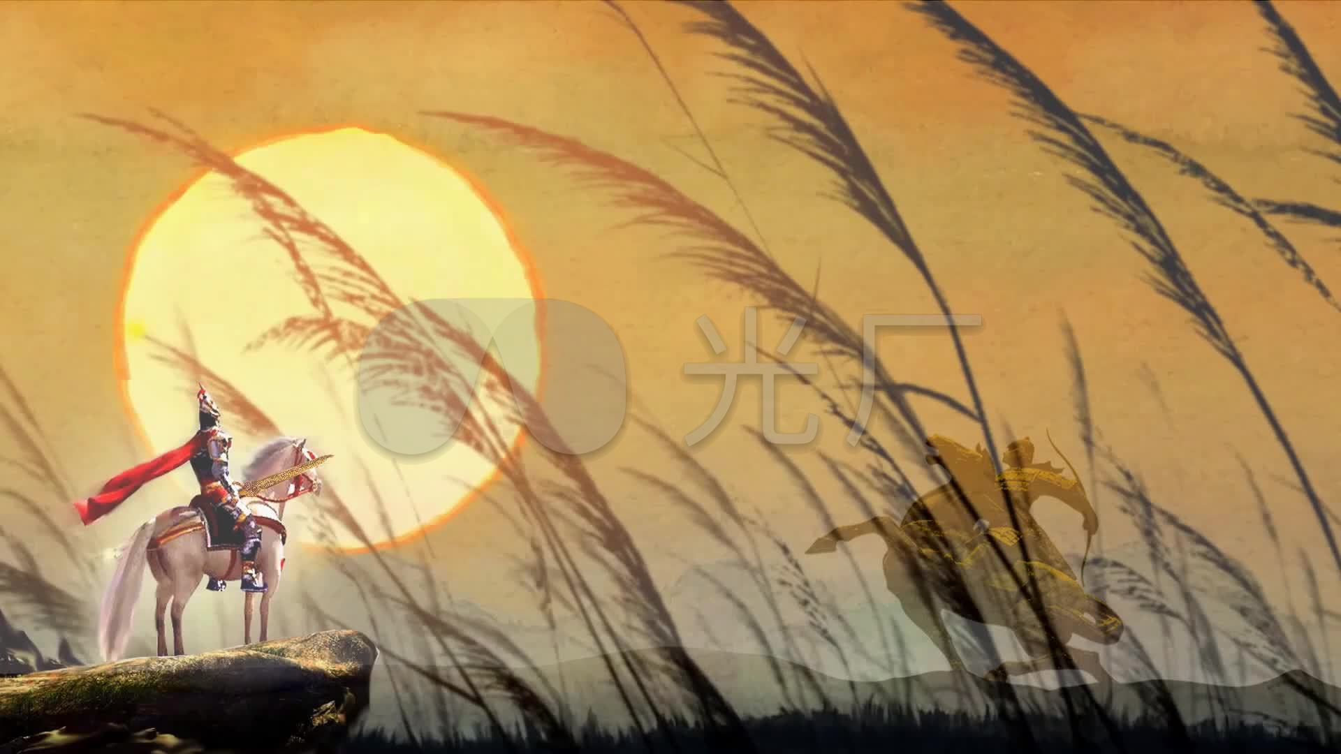 《木兰辞》配乐朗诵背景