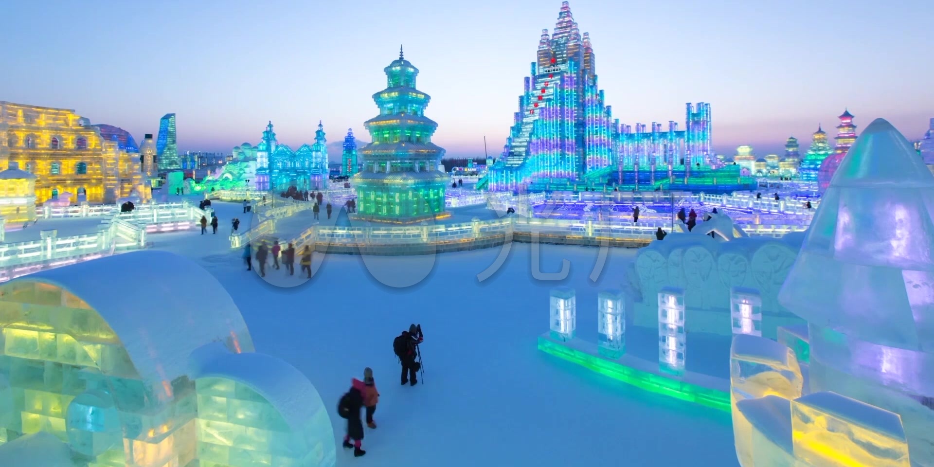 中国哈尔滨冰雪城市城堡