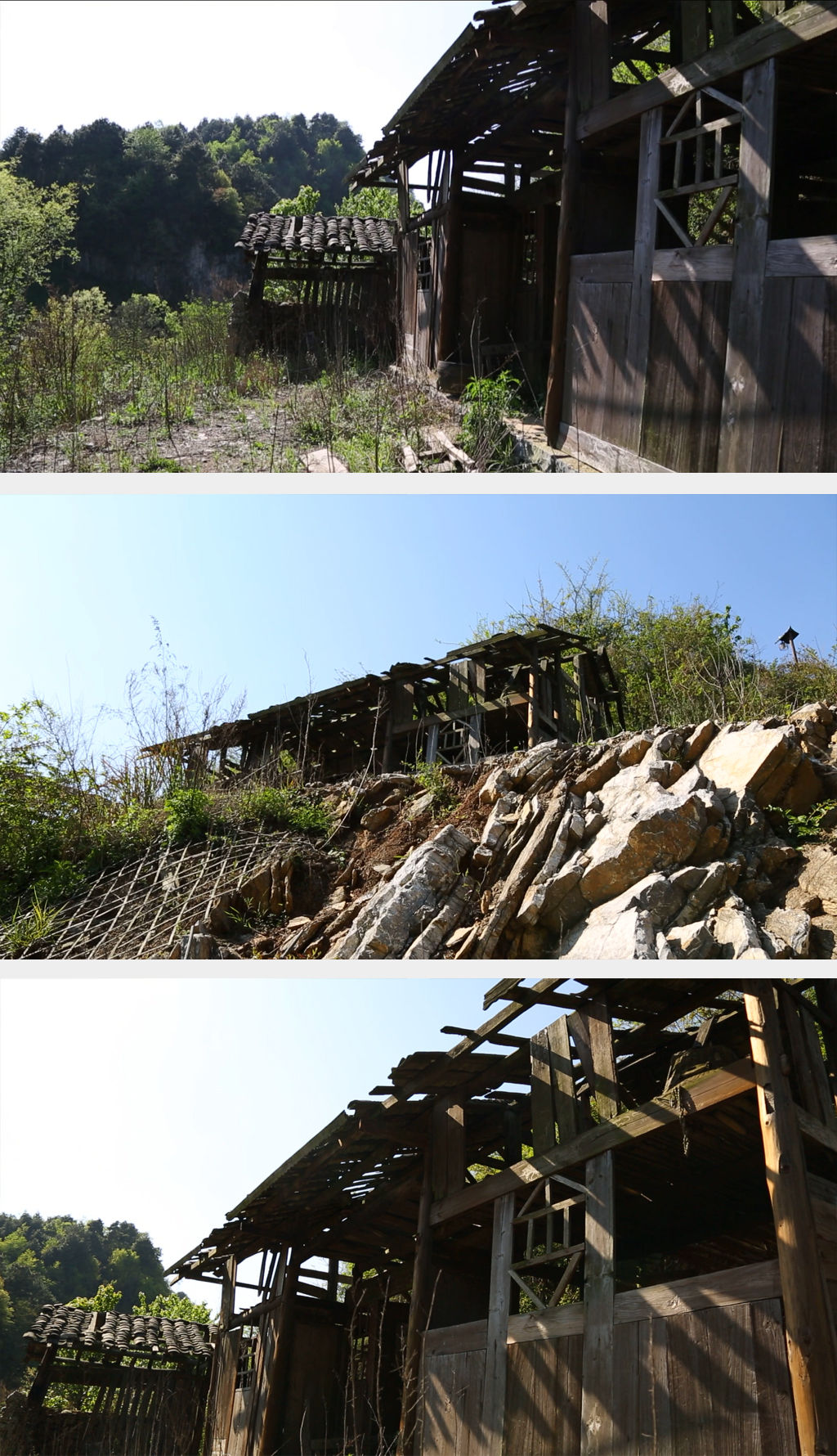 山村废弃老屋