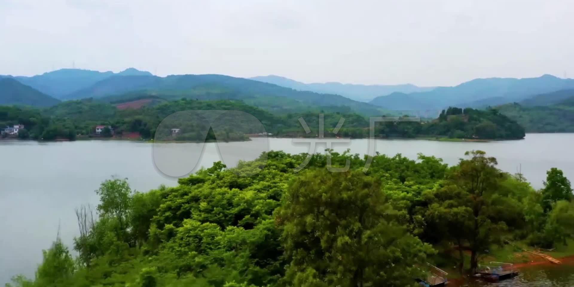 三岔湖航拍_1920x960_高清视频素材下载(编号:3558291)_实拍视频_vj师