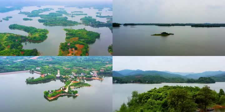 三岔湖三岔湖美景三岔湖风景四川第二大湖泊四川湖泊四川大湖