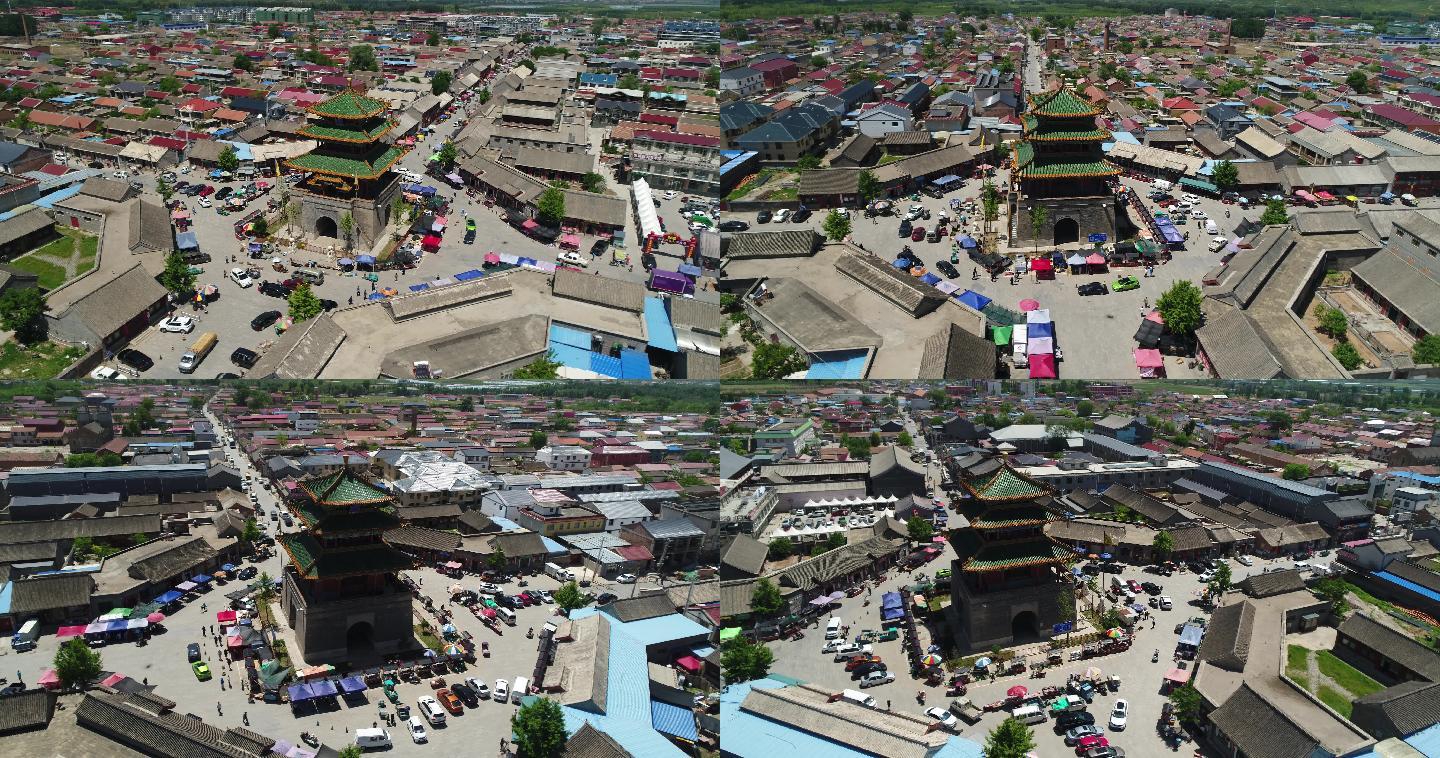永宁古城航拍4k