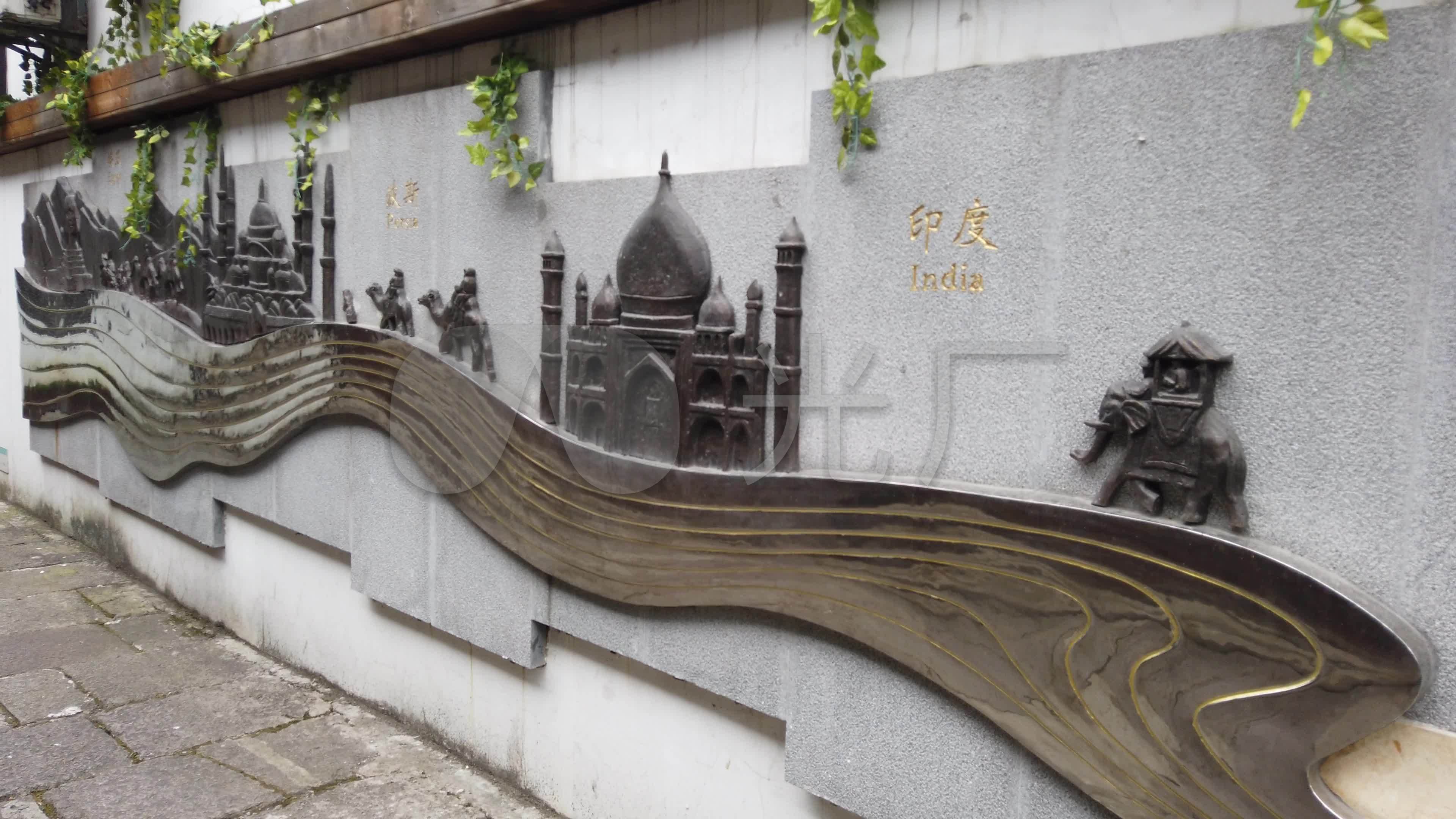 丝绸之路浮雕_3840x2160_高清视频素材下载(编号:3624710)_实拍视频