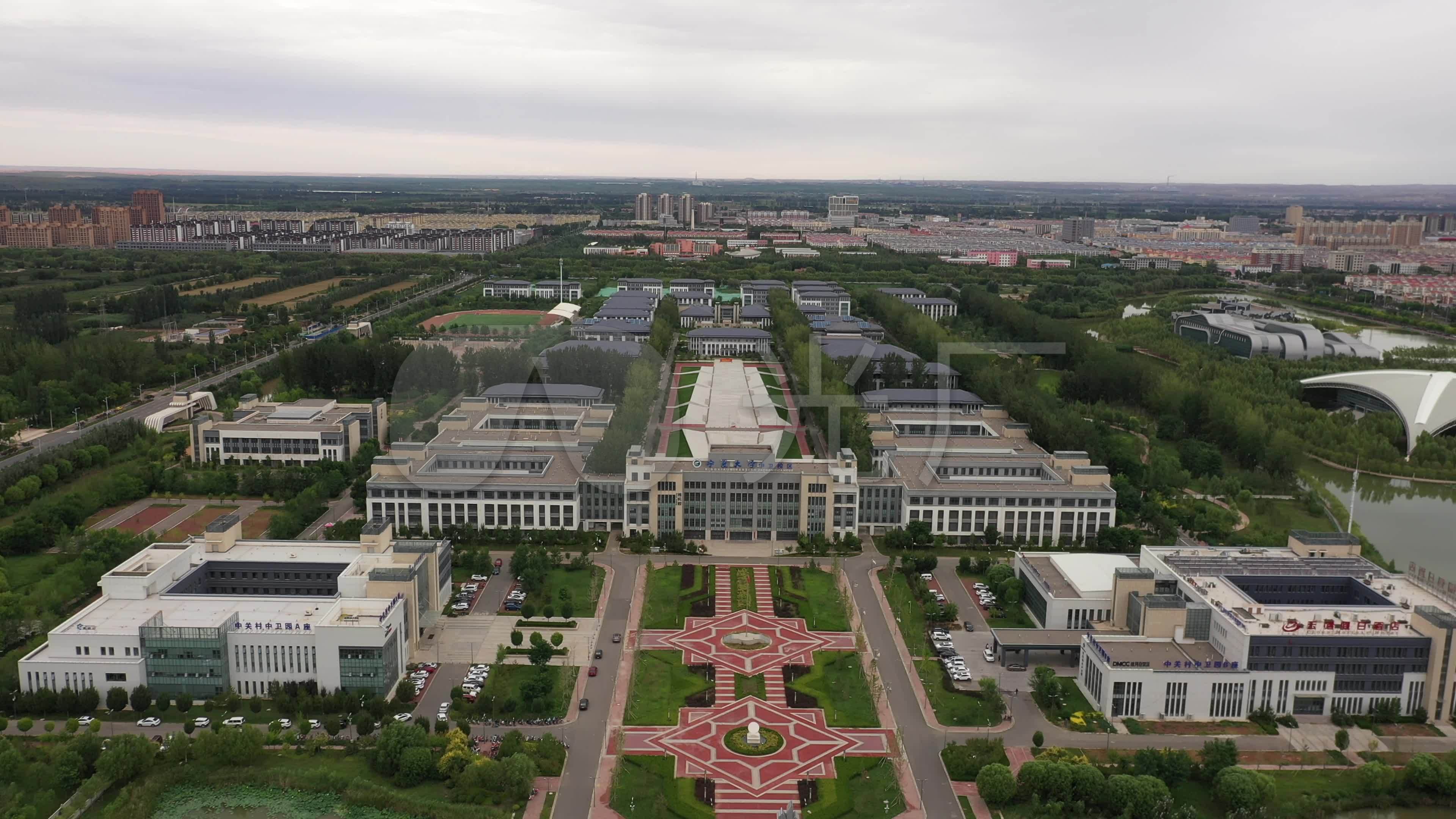 4k-原素材-宁夏大学中卫校区航拍4_3840x2160_高清(:)