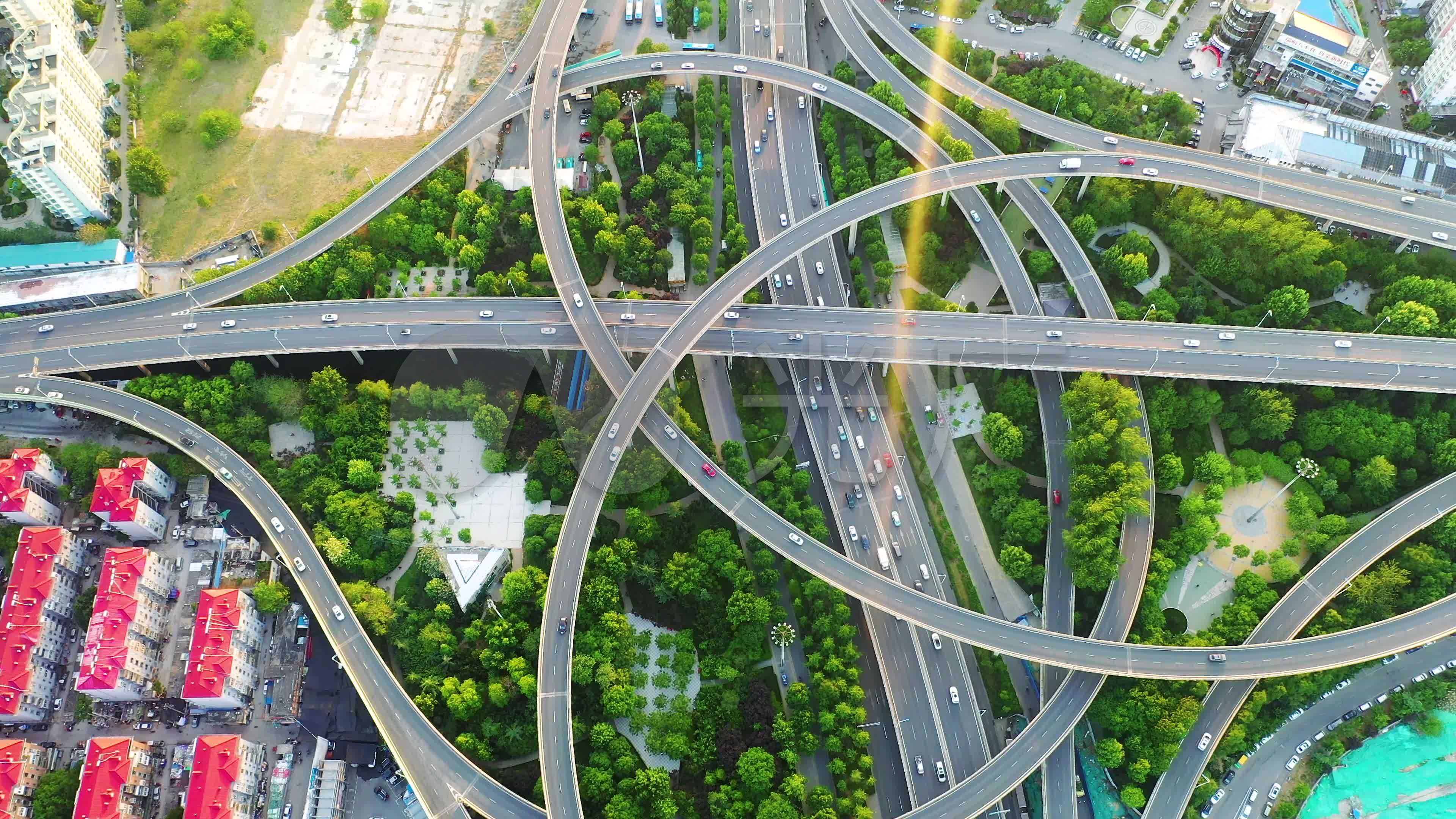 交通鸟瞰道路高价高速