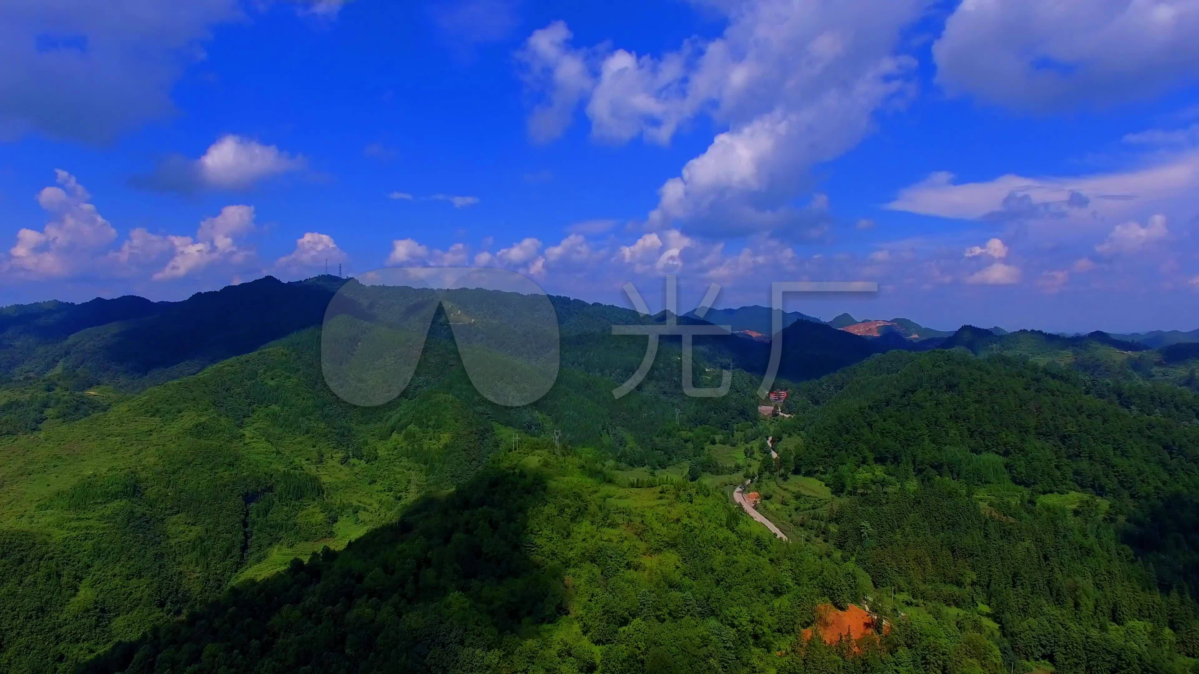 4k航拍大气山脉云贵高原大山_3840x2160_高清视频素材下载(编号