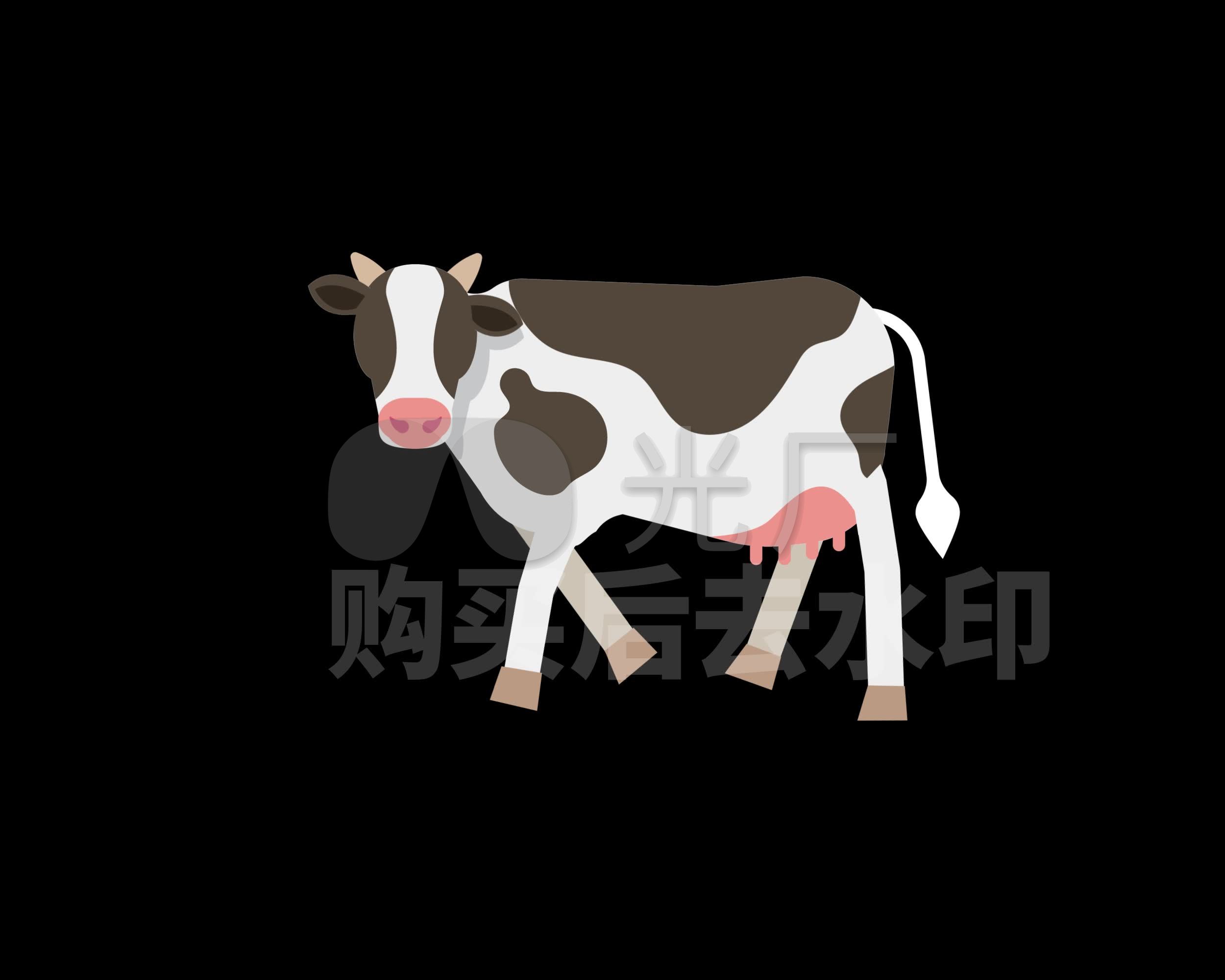 奶牛走路(带通道)
