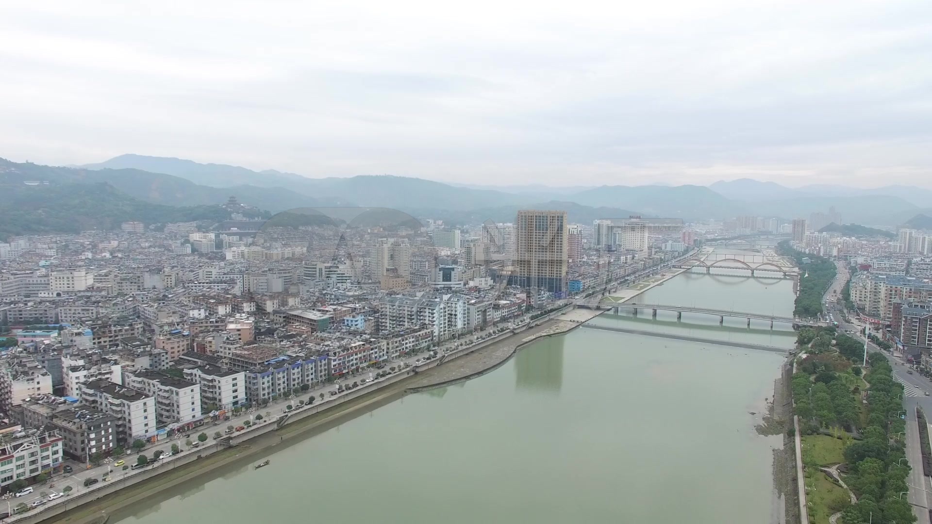 福建省福鼎市风景航拍_1920x1080_高清视频素材下载