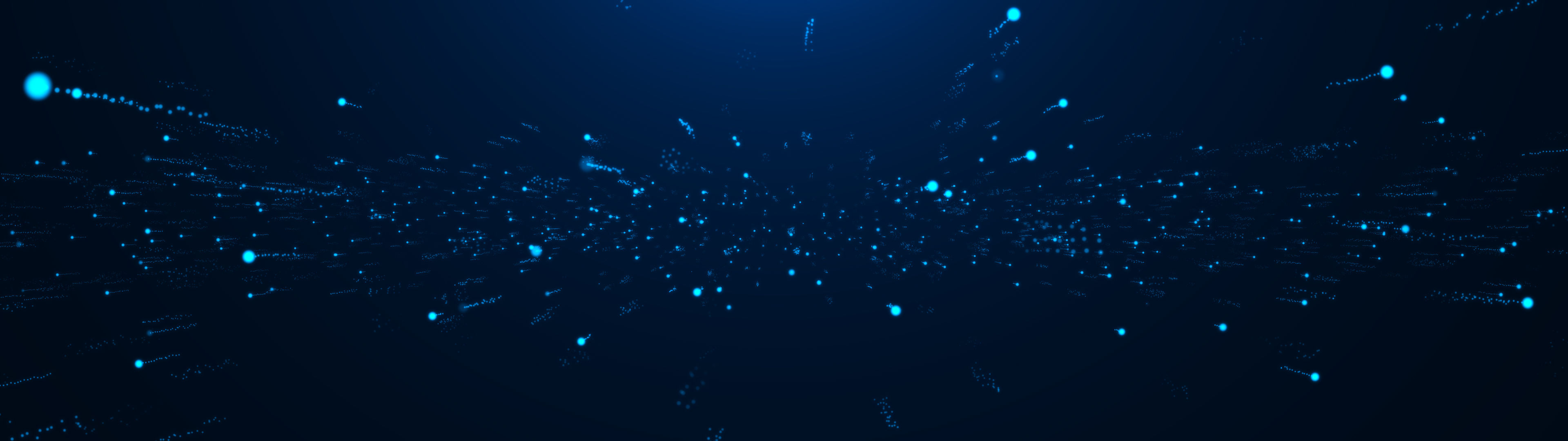 3840*1080壁纸,3840*1080双屏壁纸 唯美蓝色科技感粒子光斑穿梭_3840x1080_高清视频素材