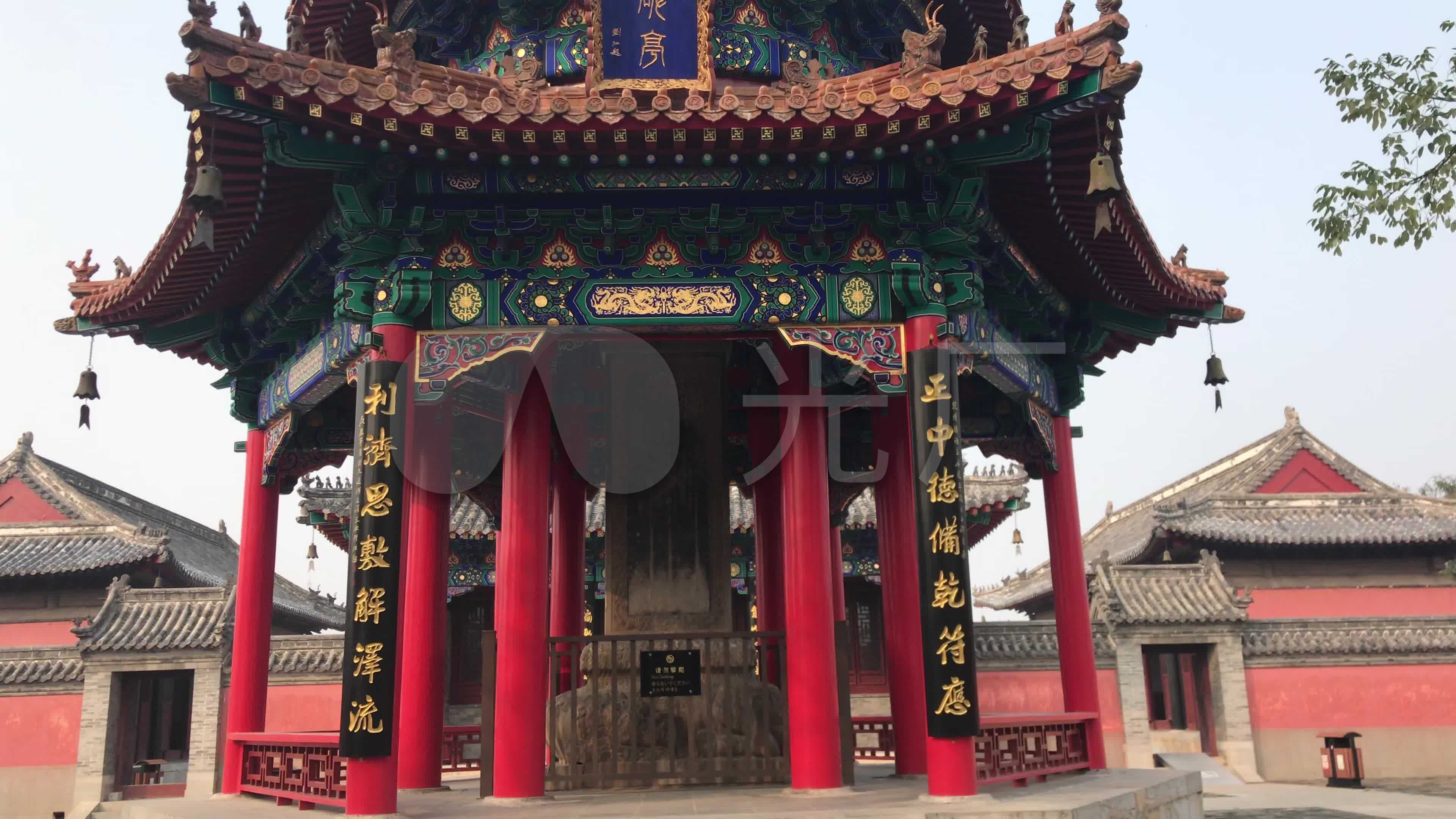 宿迁皂河乾隆行宫_3840x2160_高清视频素材下载(编号