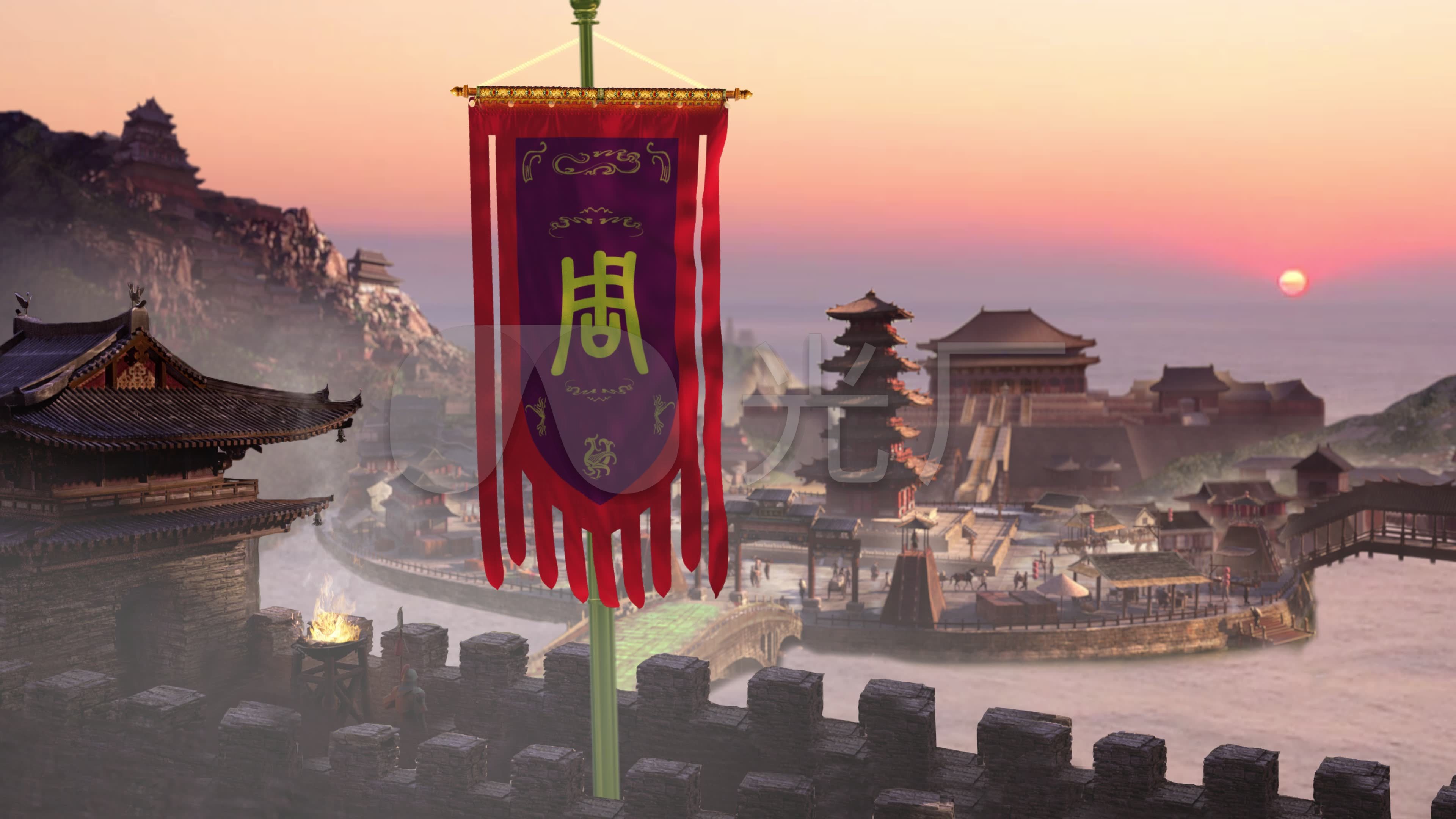 大周朝改朝换代视频素材_3840x2160_高清视频素材下载(编号:3866728)