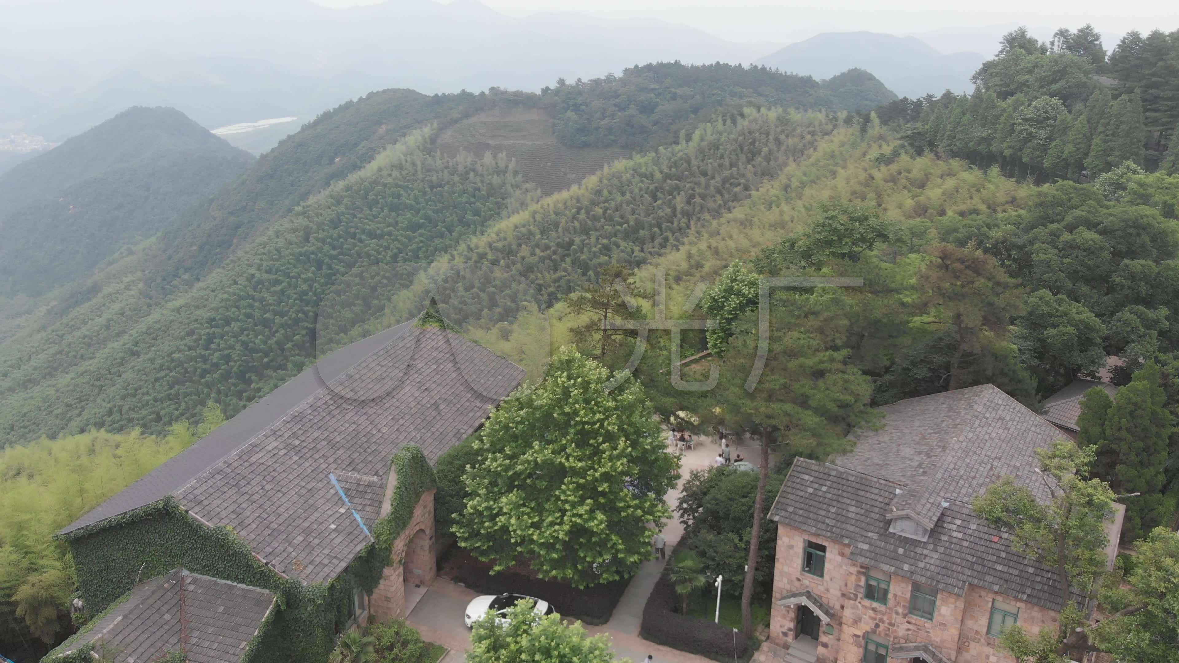4k原素材-浙江莫干山武陵村