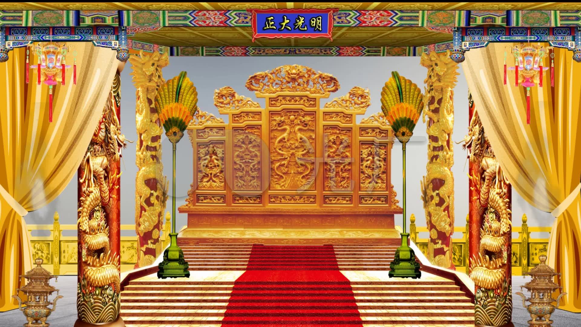 戏曲金殿背景_1920x1080_高清视频素材下载(编号:)