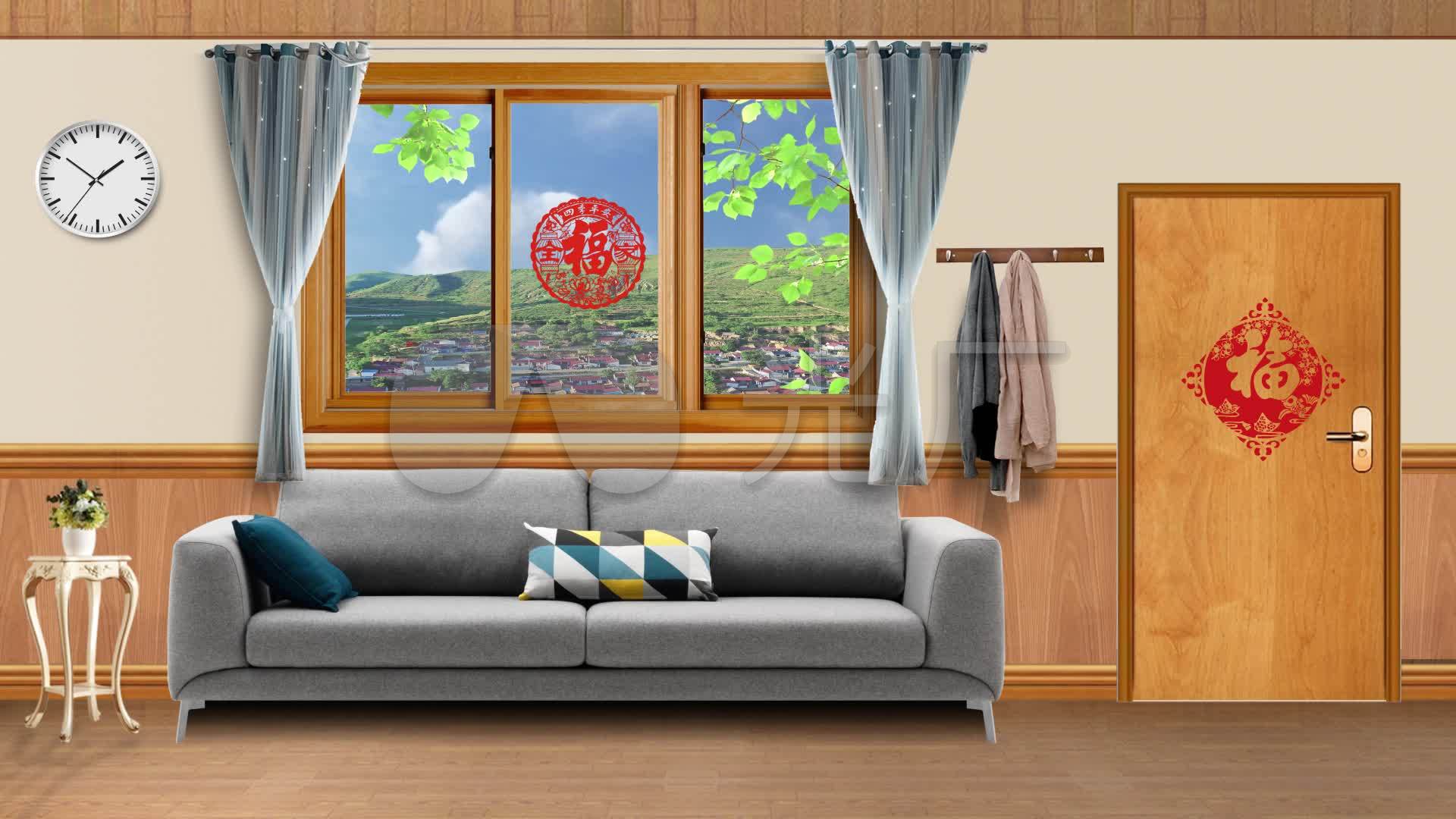 小品客厅乡村背景_1920x1080_高清视频素材下载(编号:3903057)_舞台