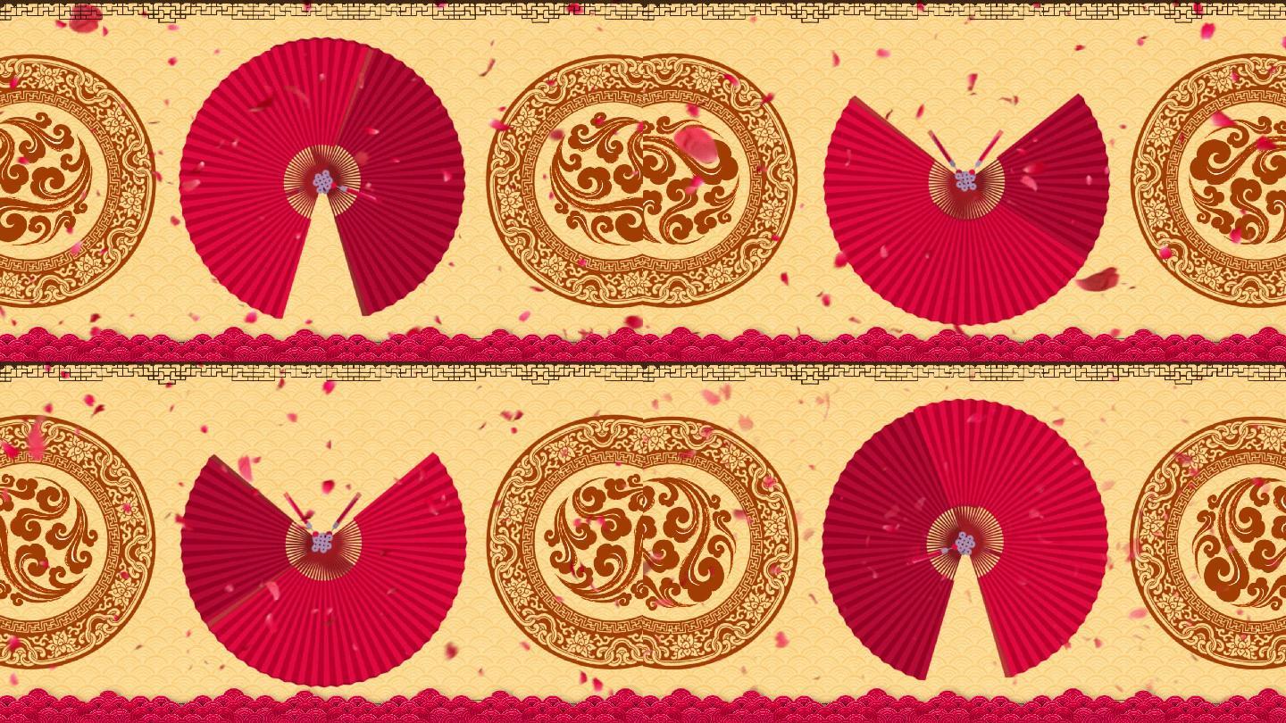 中国风花纹戏曲曲艺背景_1920x1080_高清视频素材下载(编号:3983152)