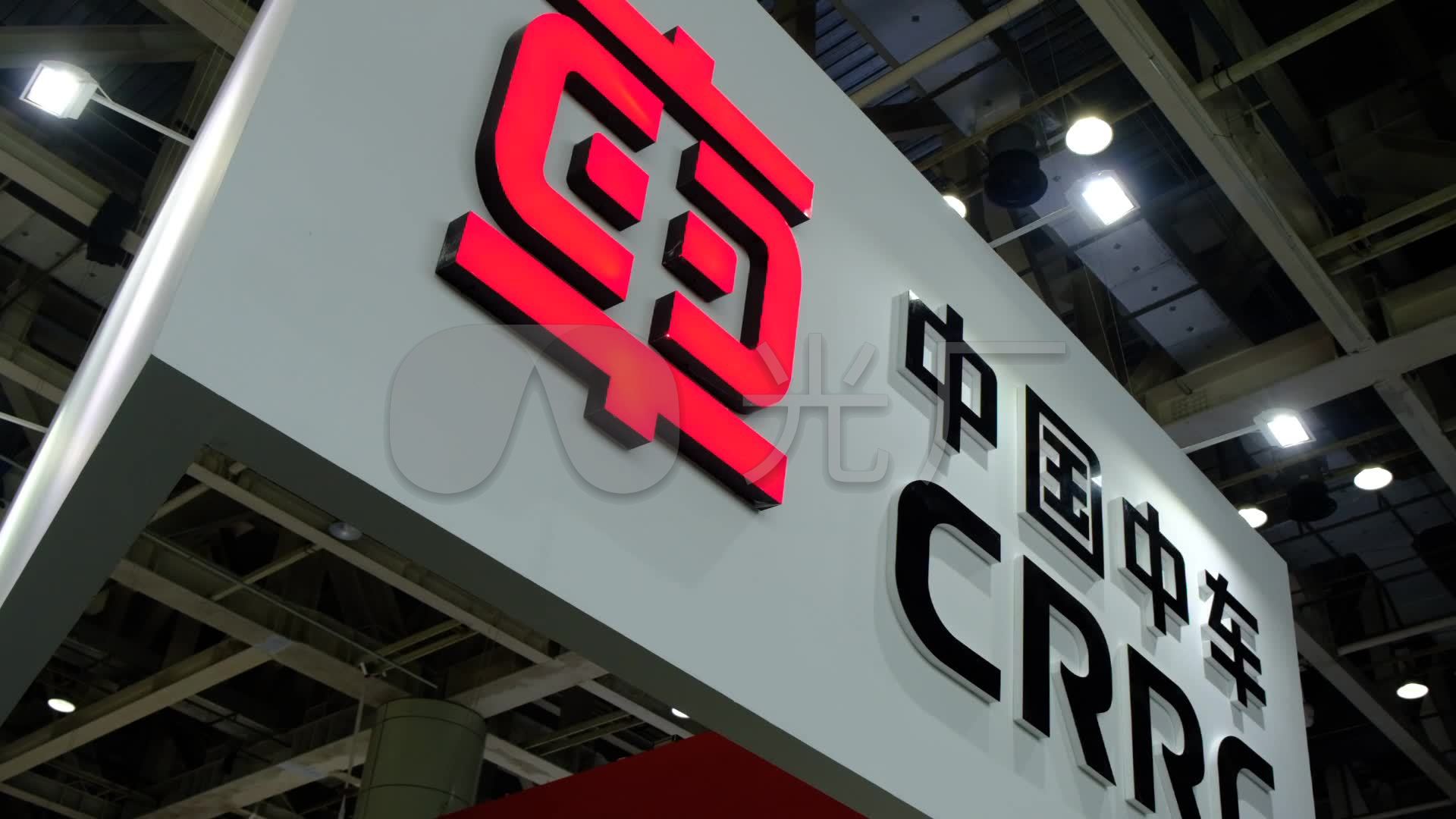 中国中车crrc中车logo中车标_1920x1080_高清视频素材