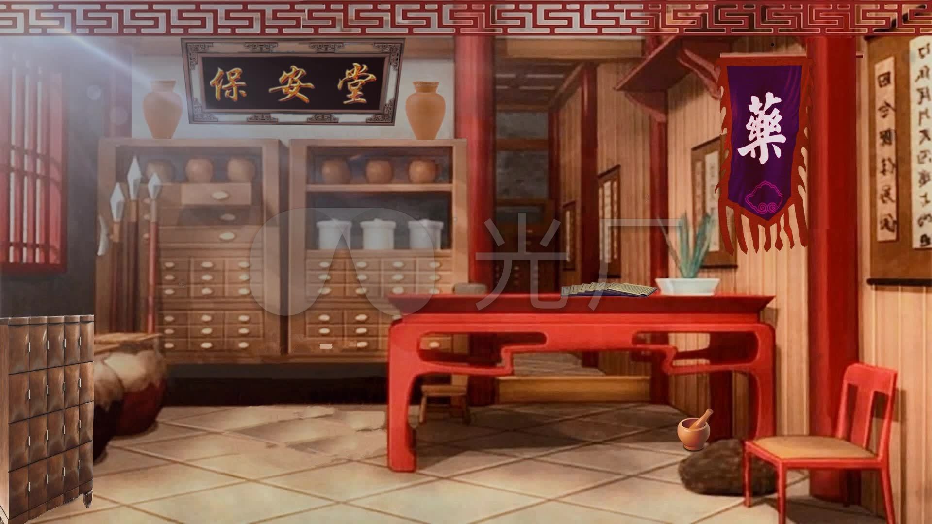 药铺保安堂_1920x1080_高清视频素材下载(编号:)_舞台