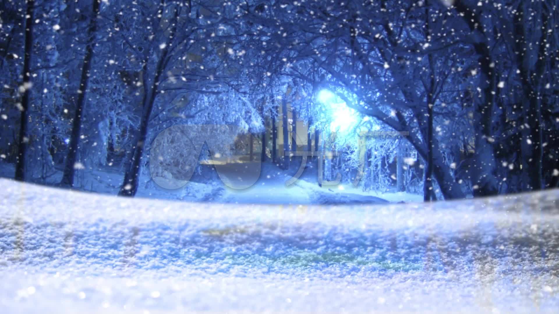 卡通雪景冰雪奇缘_1920x1080_高清视频素材下载(编号:4081567)_舞台