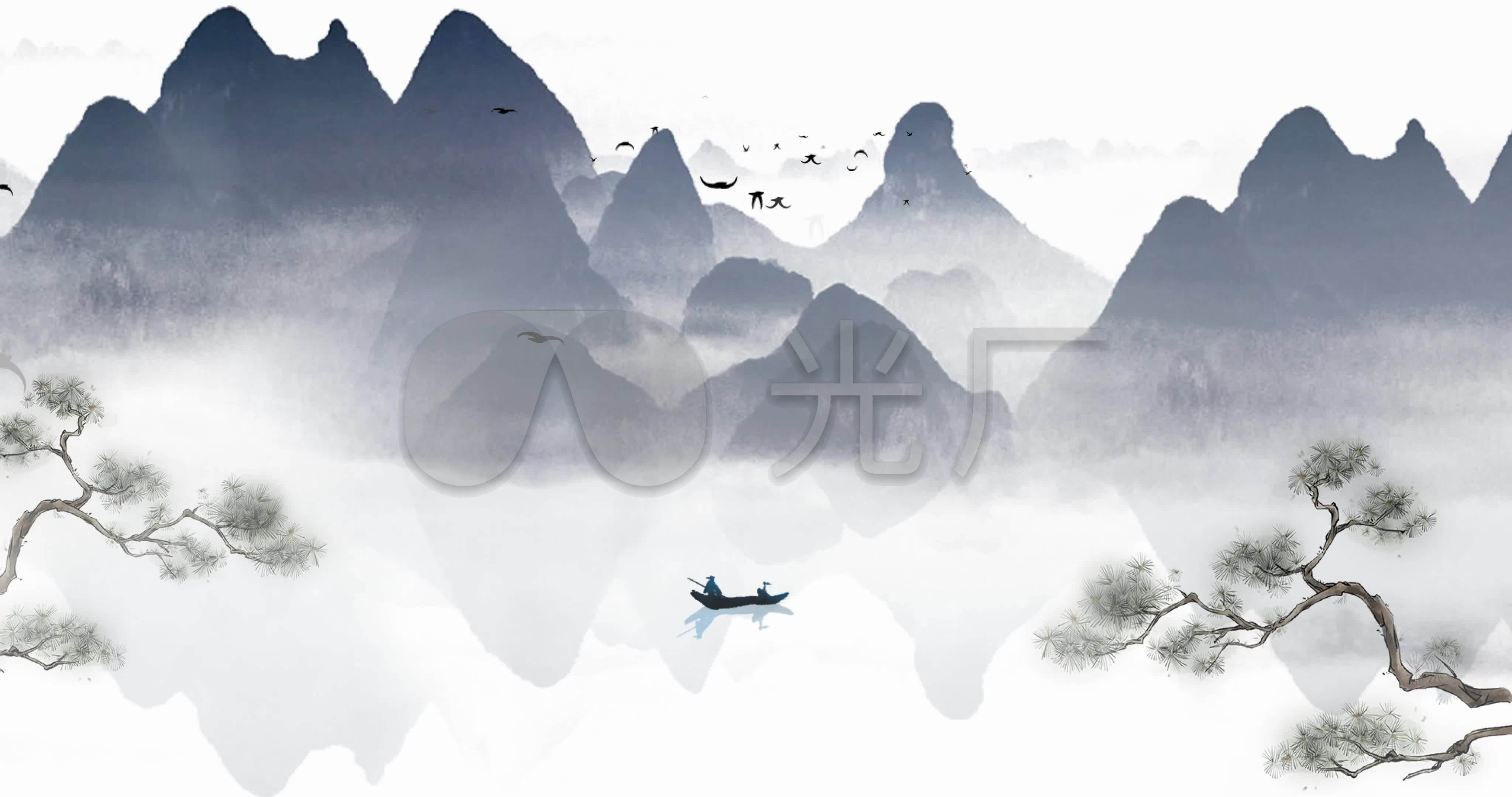 高山流水 古风背景