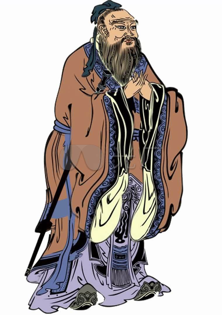 带通道孔子画像_760x1080_高清视频素材下载(编号:)