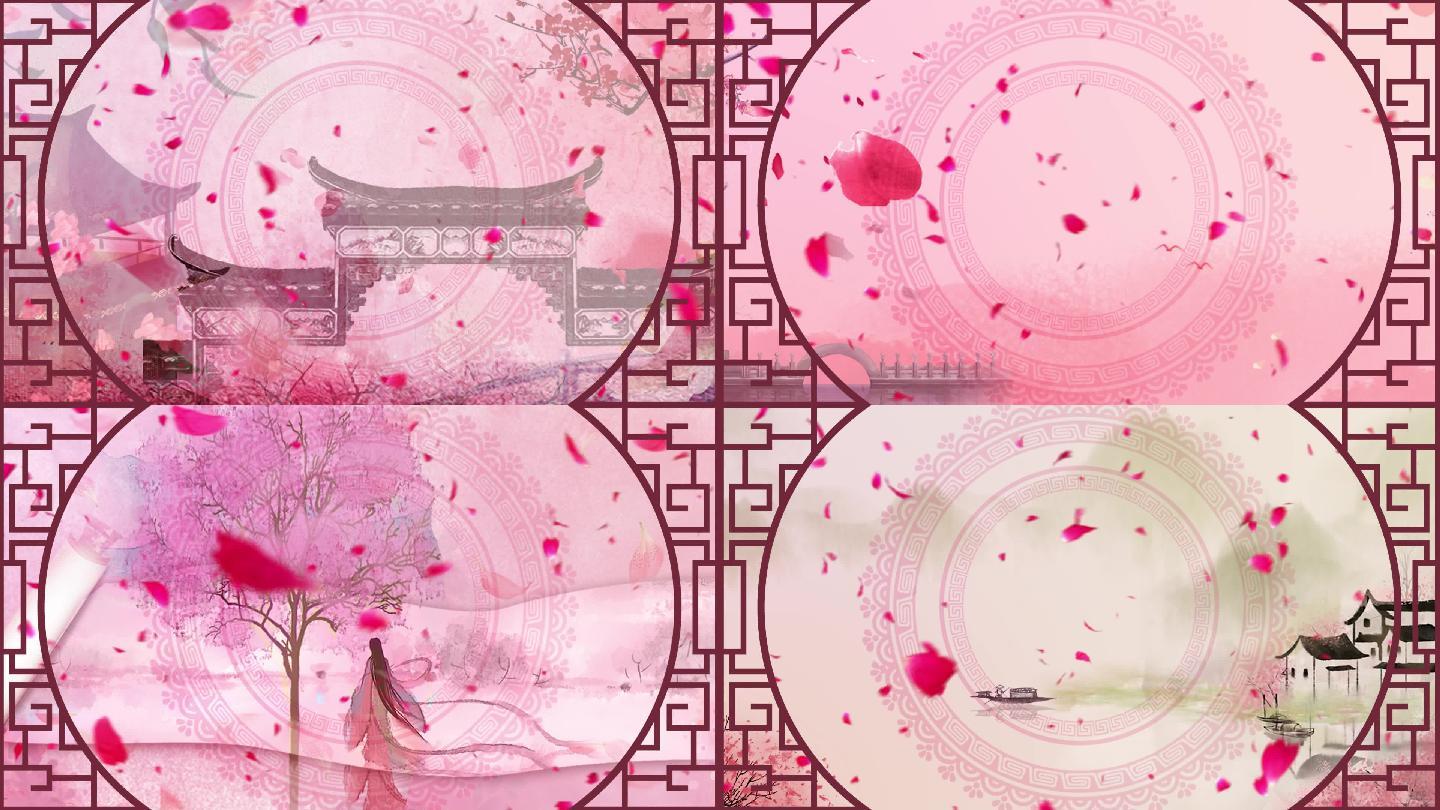 落花情-古风背景