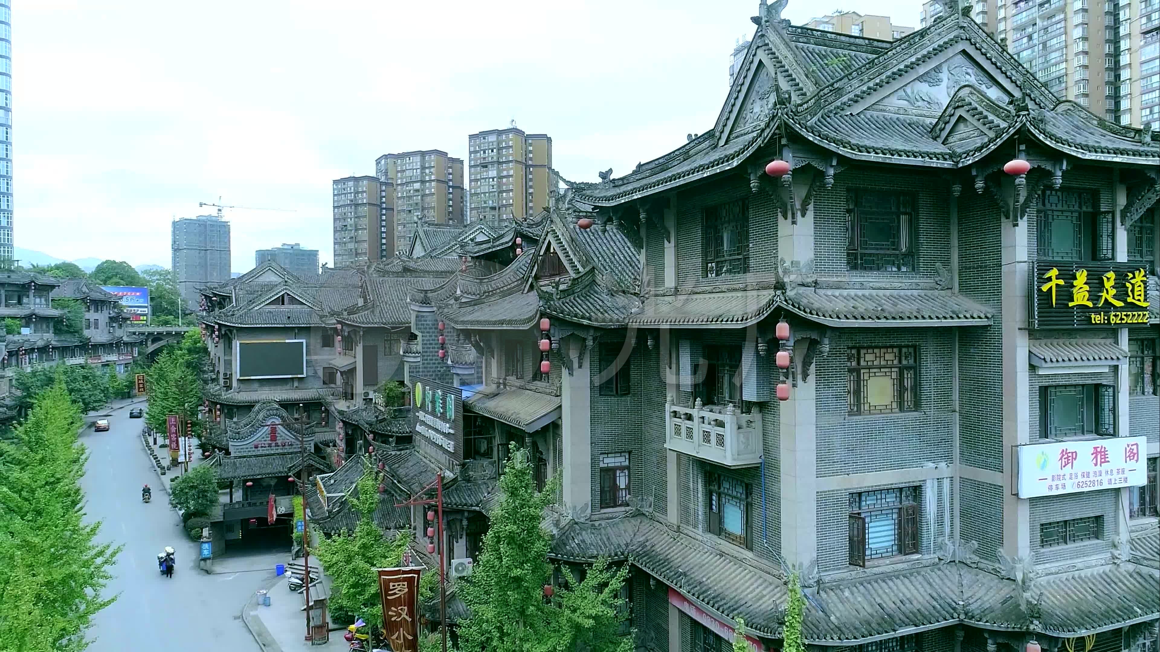 泸州叙永县古街_3840x2160_高清视频素材下载(编号:)