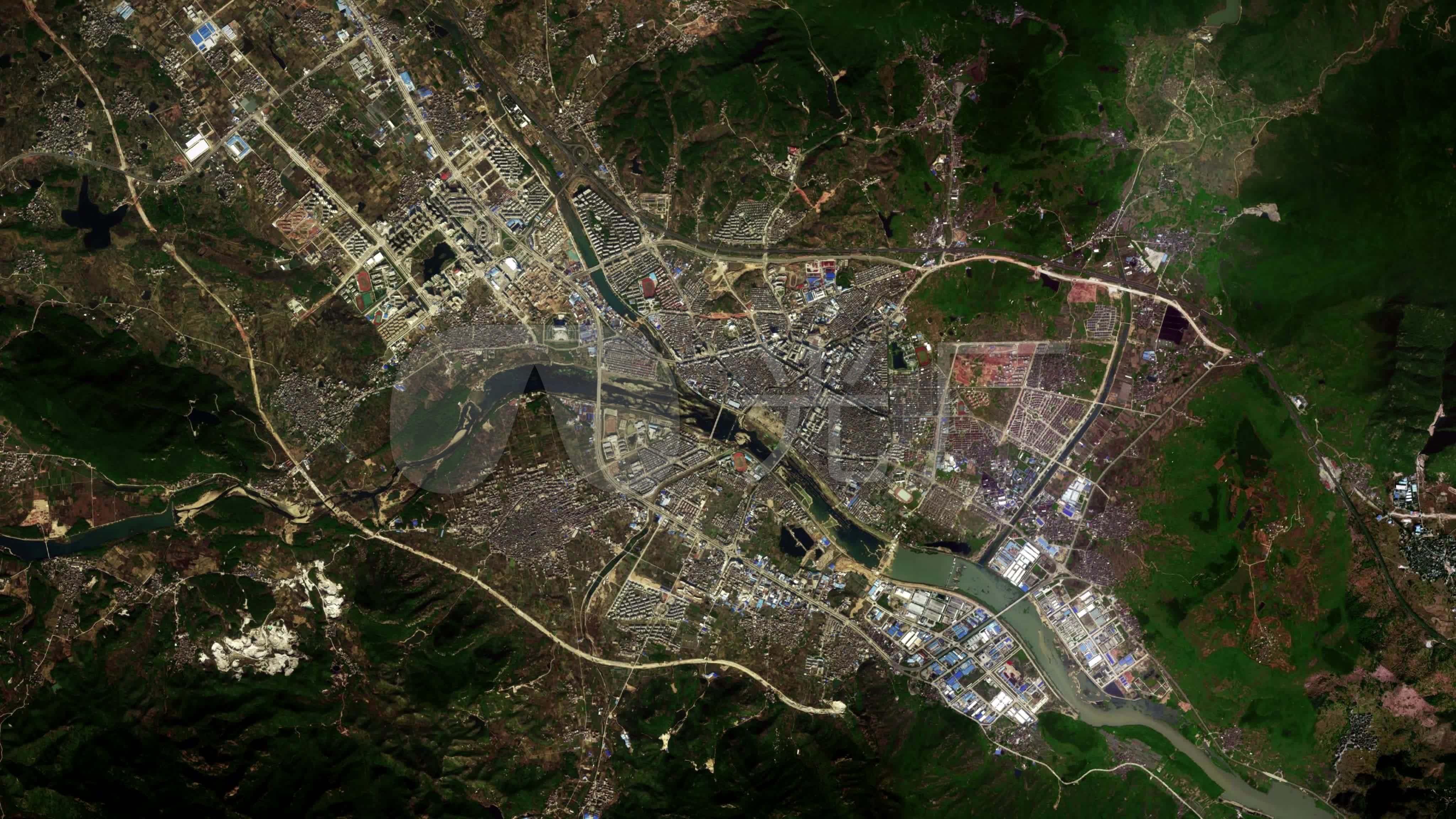 天台县地图63_4096x2304_高清视频素材下载(编号:)
