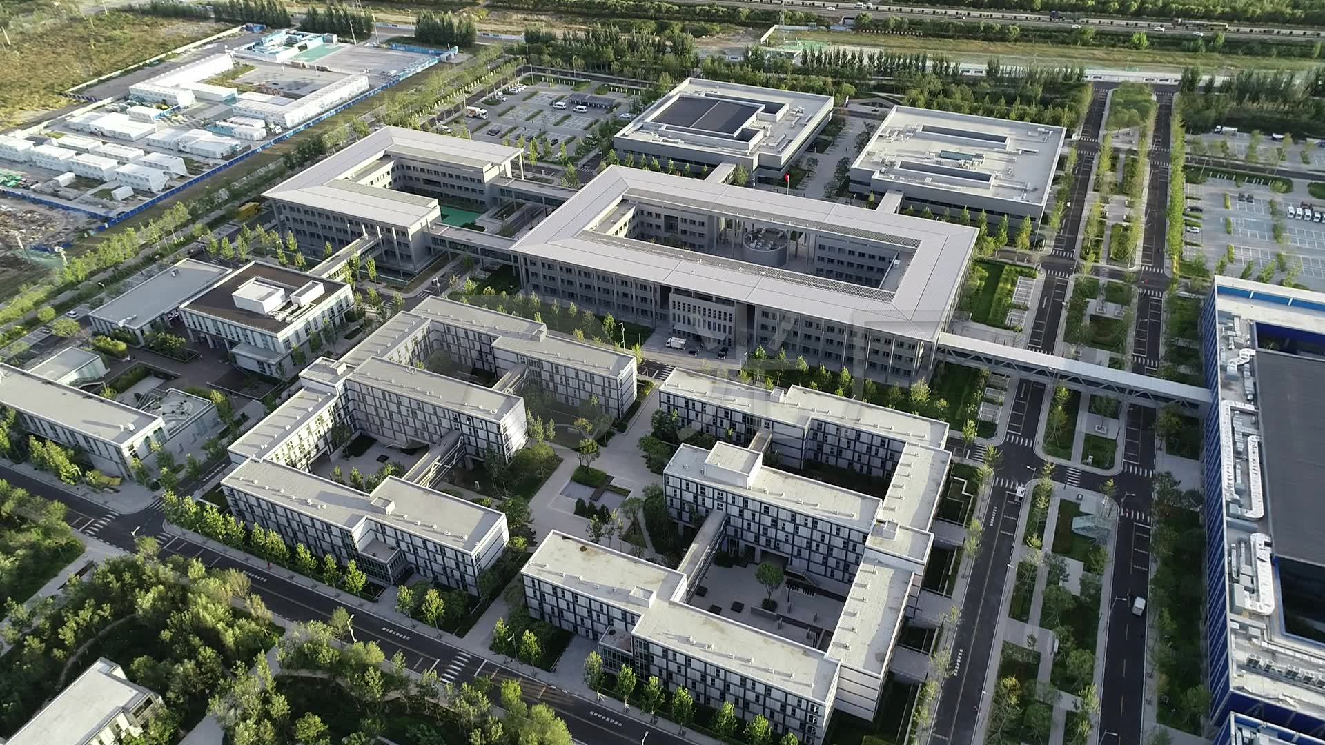 航拍雄安新区市民服务中心