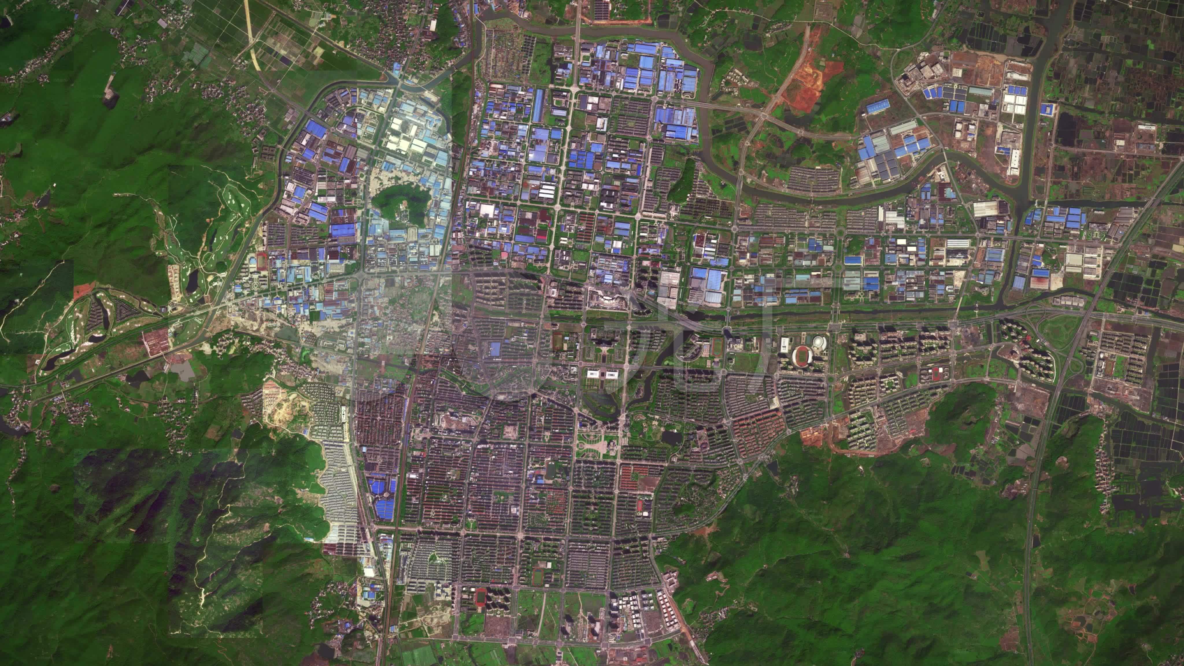 德清县地图9_4096x2304_高清视频素材下载(编号:)__vj