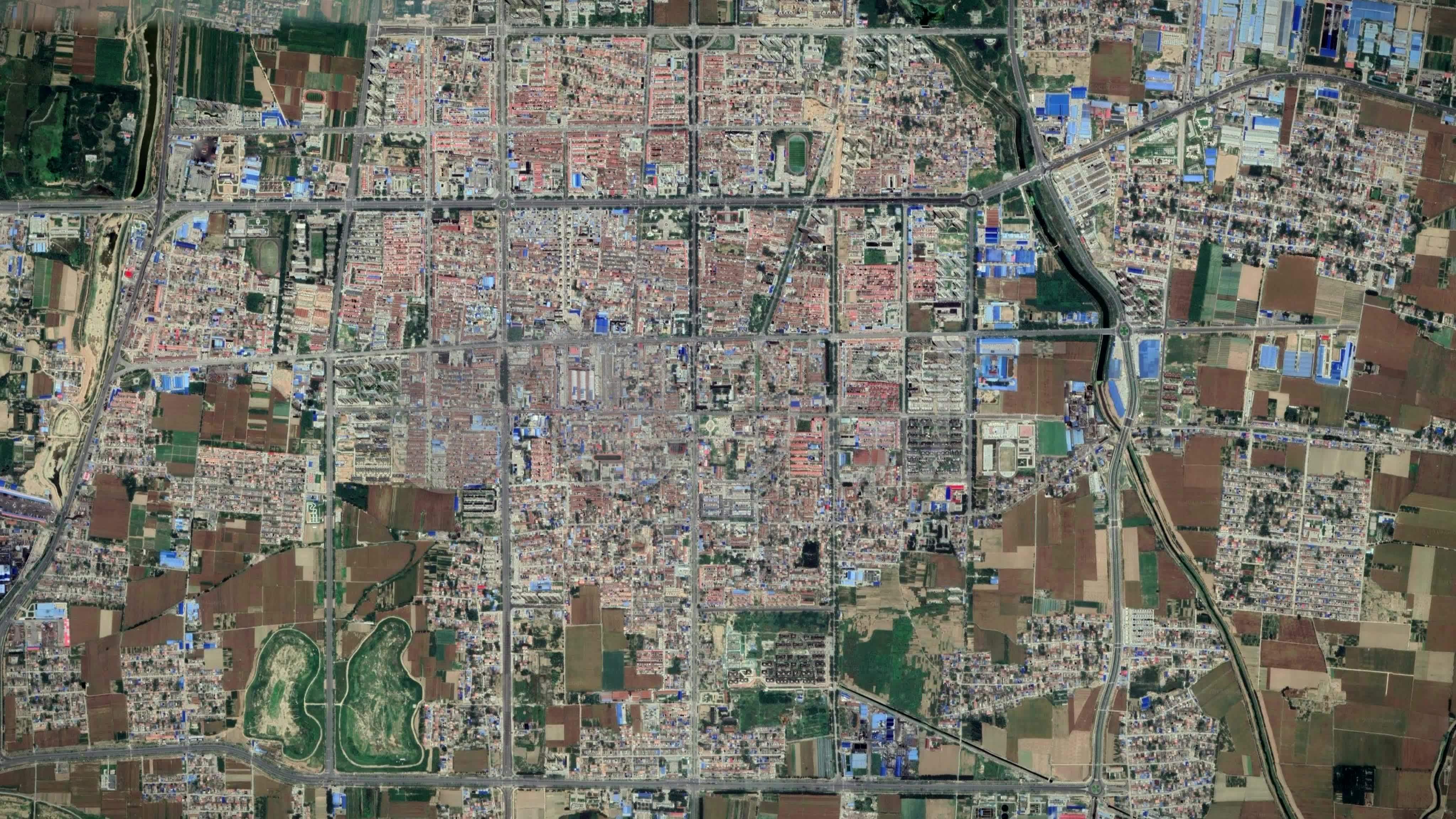 孟州市地图豫32_4096x2304_高清视频素材下载(编号:)