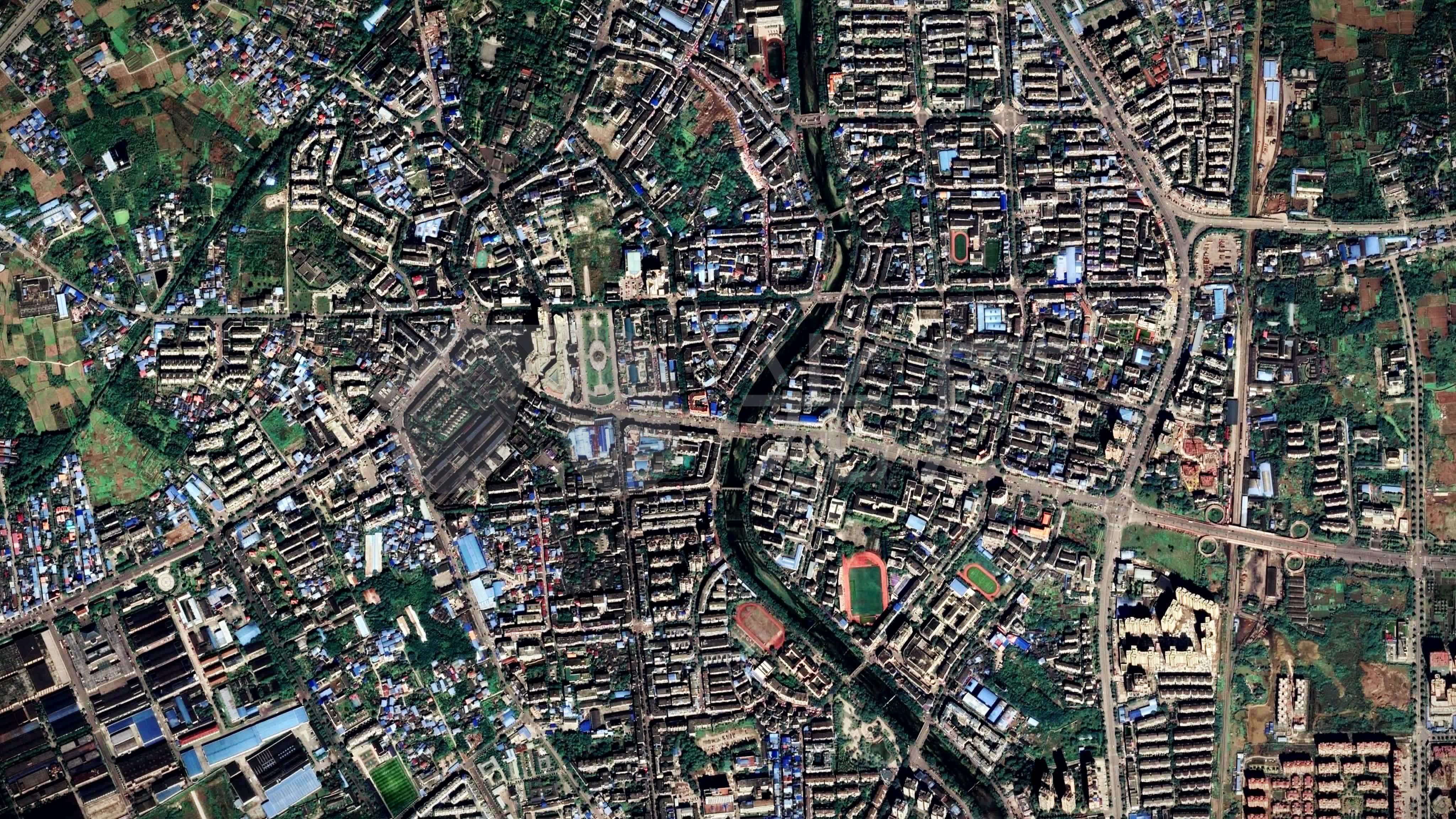 绵竹市-川地图43_4096x2304_高清视频素材下载(编号:)