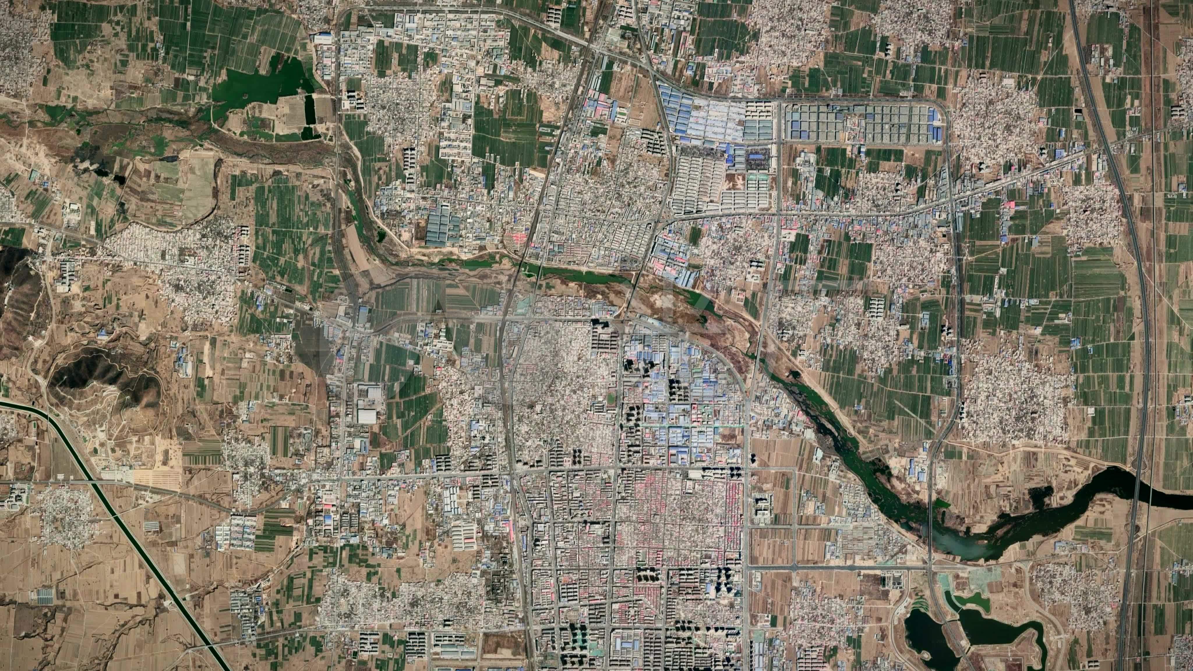 永年区-冀地图64_4096x2304_高清视频素材下载(编号:)