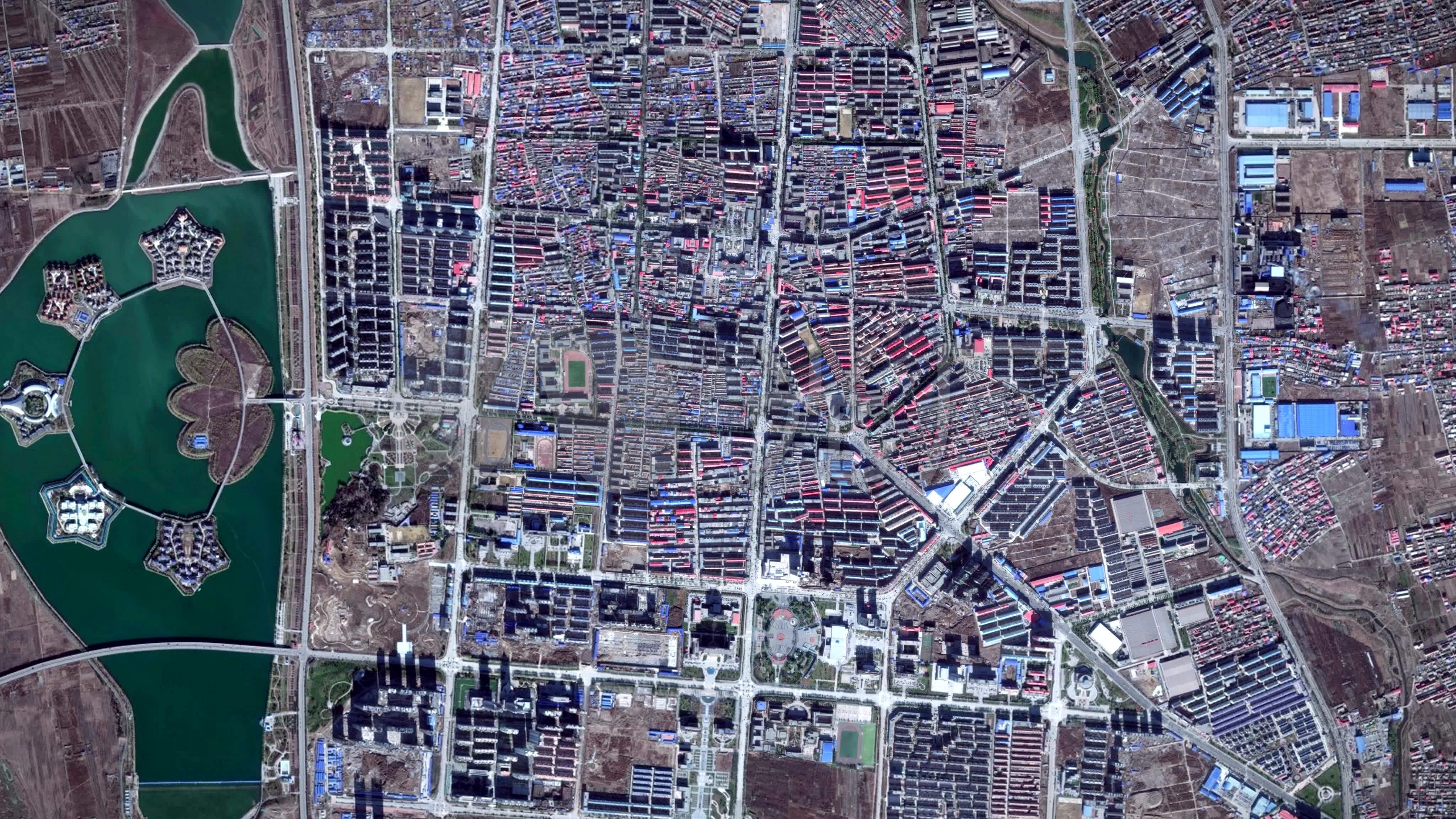 迁安市-冀地图41_4096x2304_高清视频素材下载(编号:)