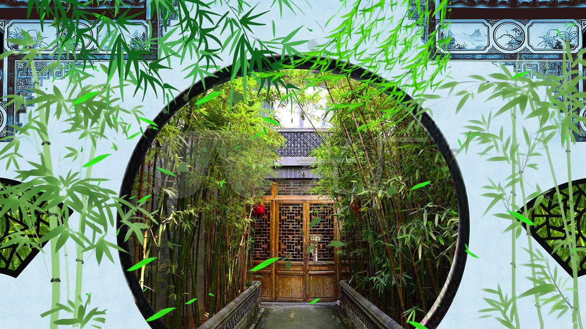小城故事多 小城 唯美 庭院 小圆 柳树