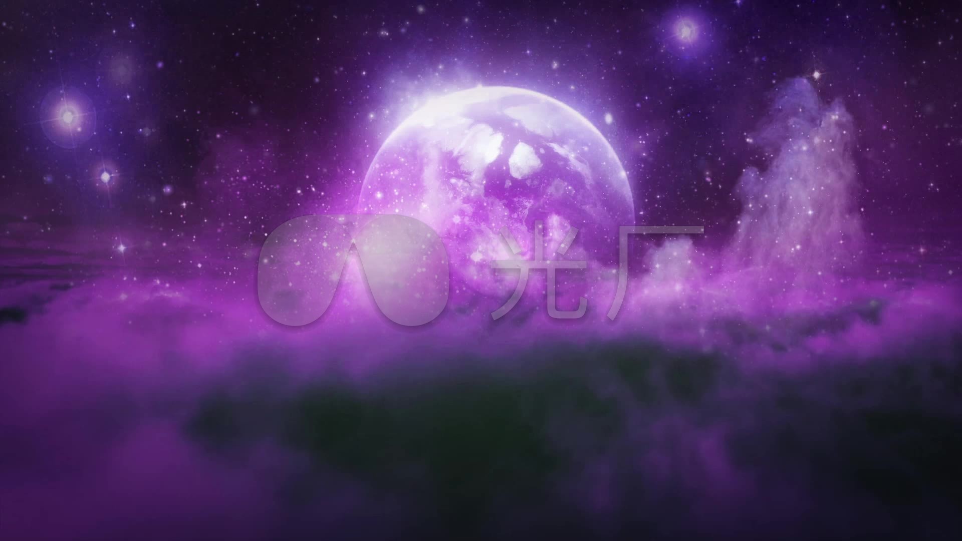 唯美星空月亮1