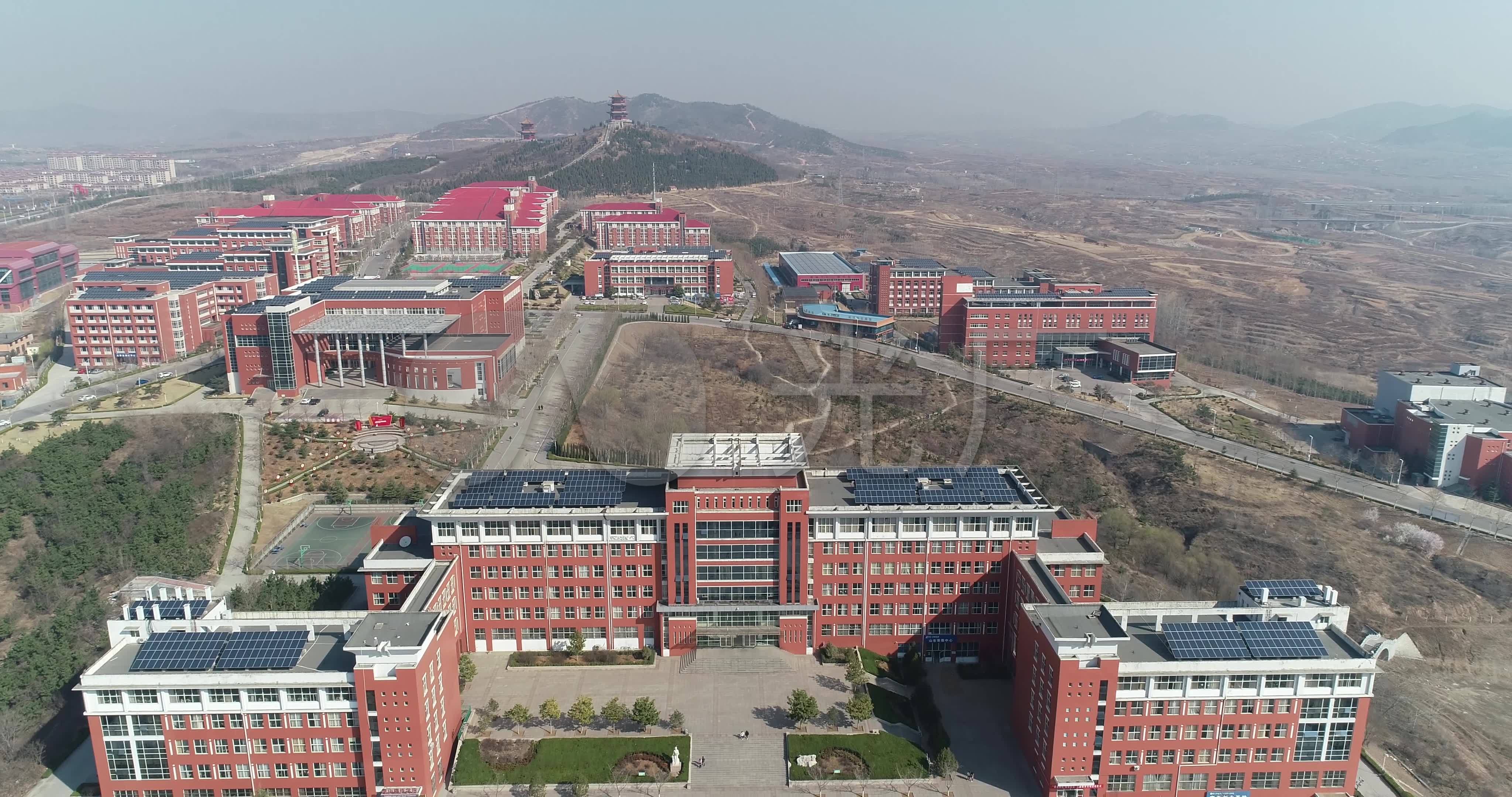 [有版权]4k航拍莱芜职业技术学院_4096x2160_高清视频