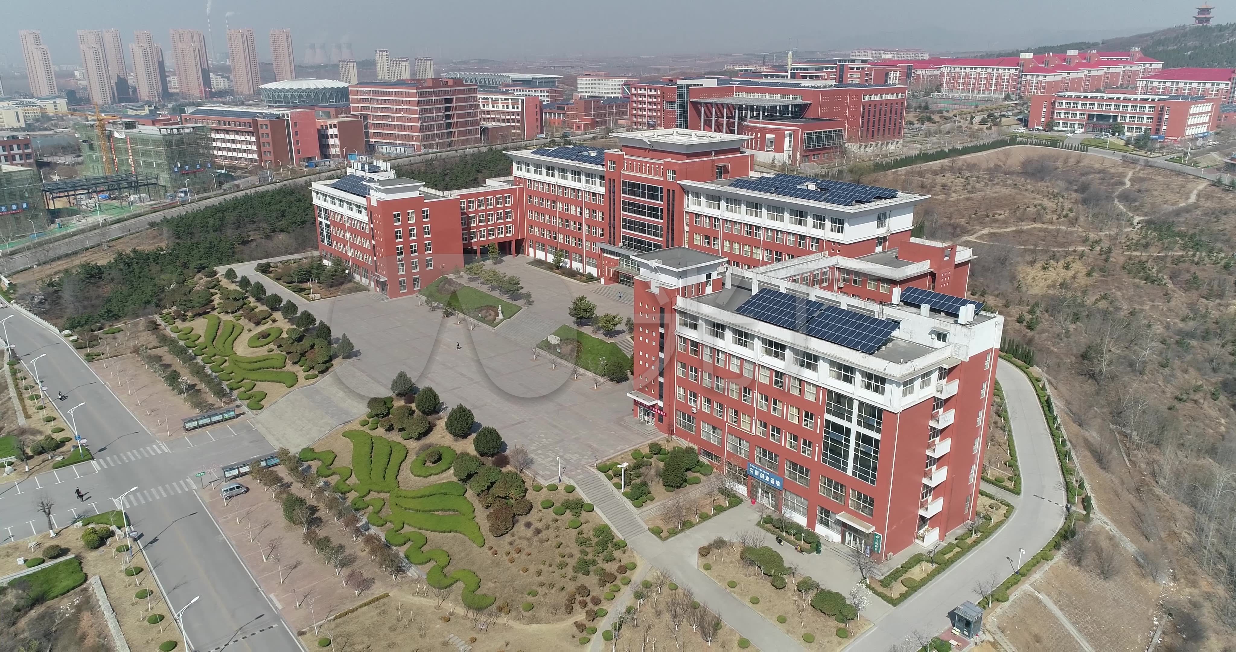 [有版权]4k航拍莱芜职业技术学院_4096x2160_高清视频