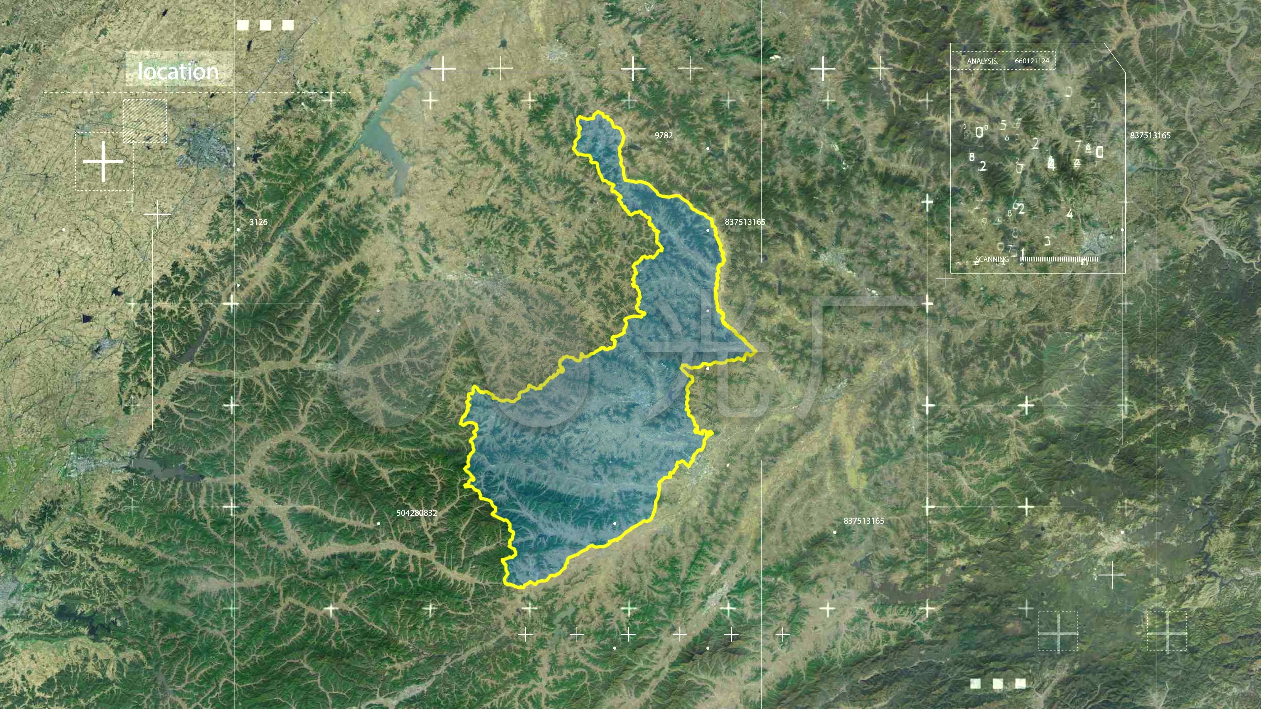 东丰县-吉地图8_4096x2304_高清视频素材下载(编号:)