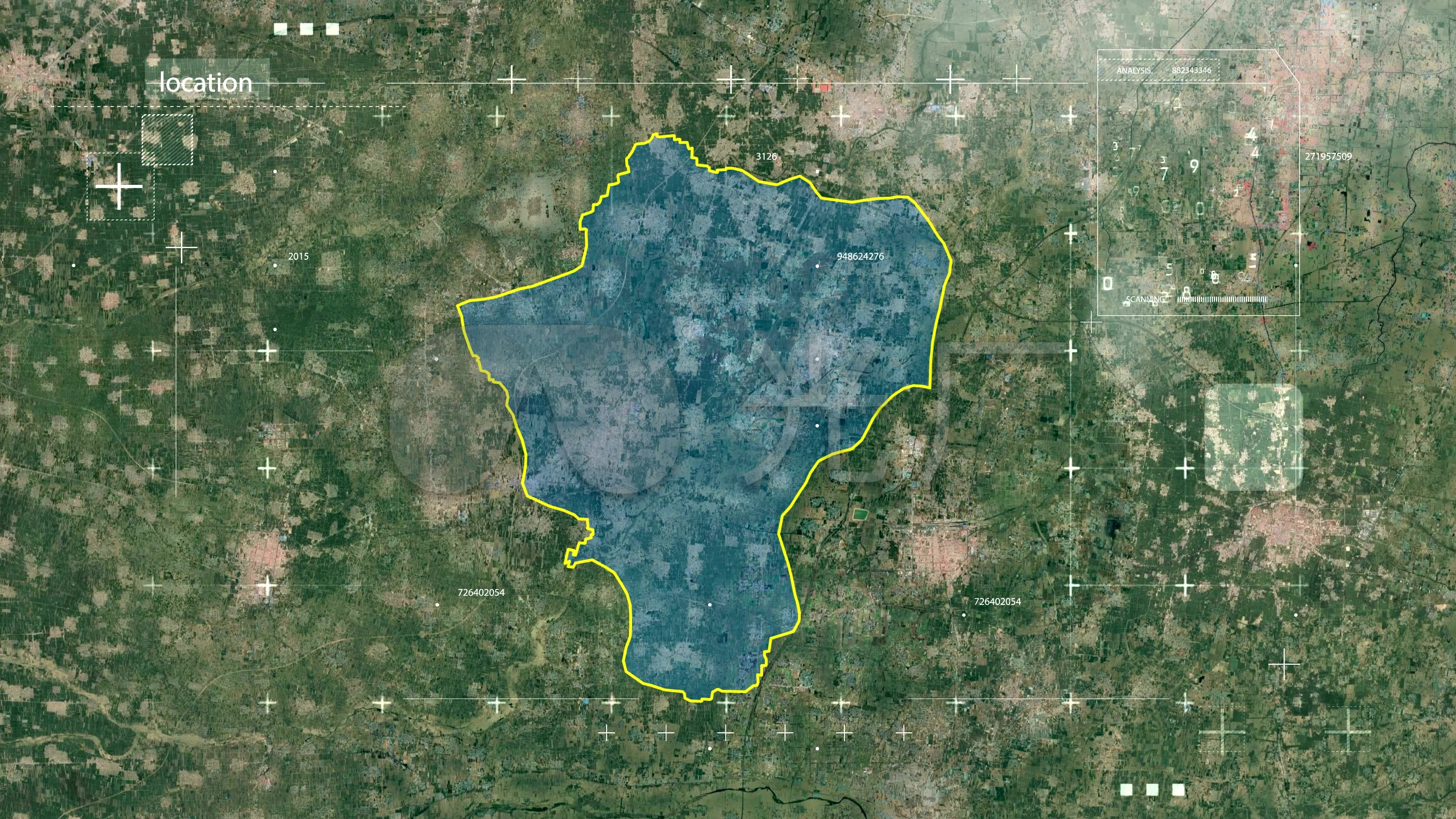 蠡县-冀地图108_4096x2304_高清视频素材下载(编号:4195978)_影视包装