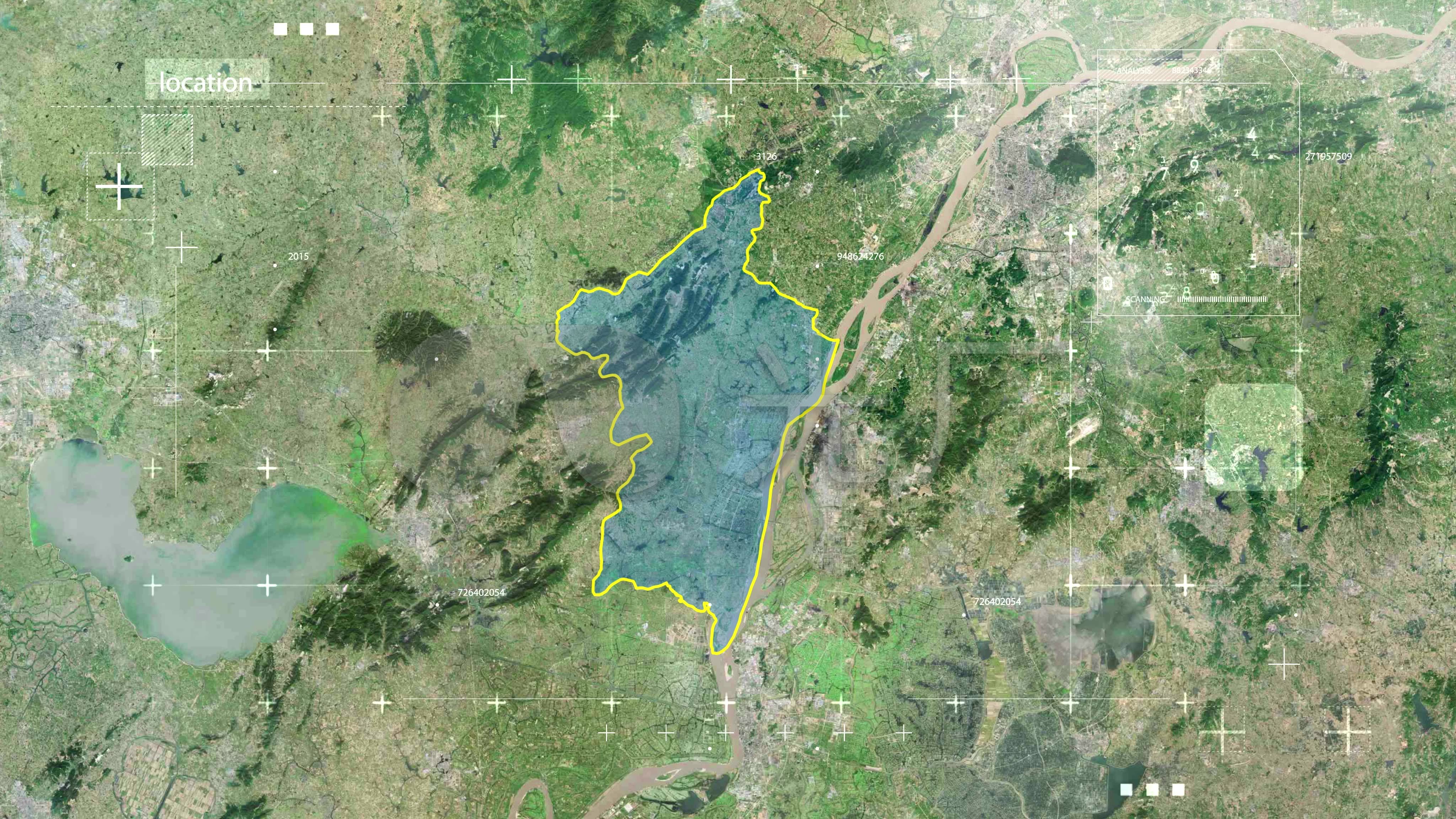 和县-皖地图b25_4096x2304_高清视频素材下载(编号:)