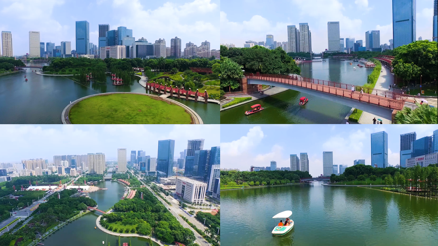 佛山 南海 千灯湖 人工湖 大气 地标 风光 景色 建筑 粤港澳大湾区