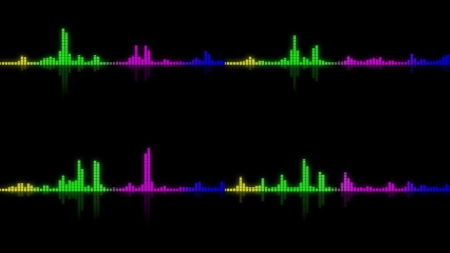 音波频率线波形ae频谱动感音乐声音声波波纹 vjshi网是素材交易平台