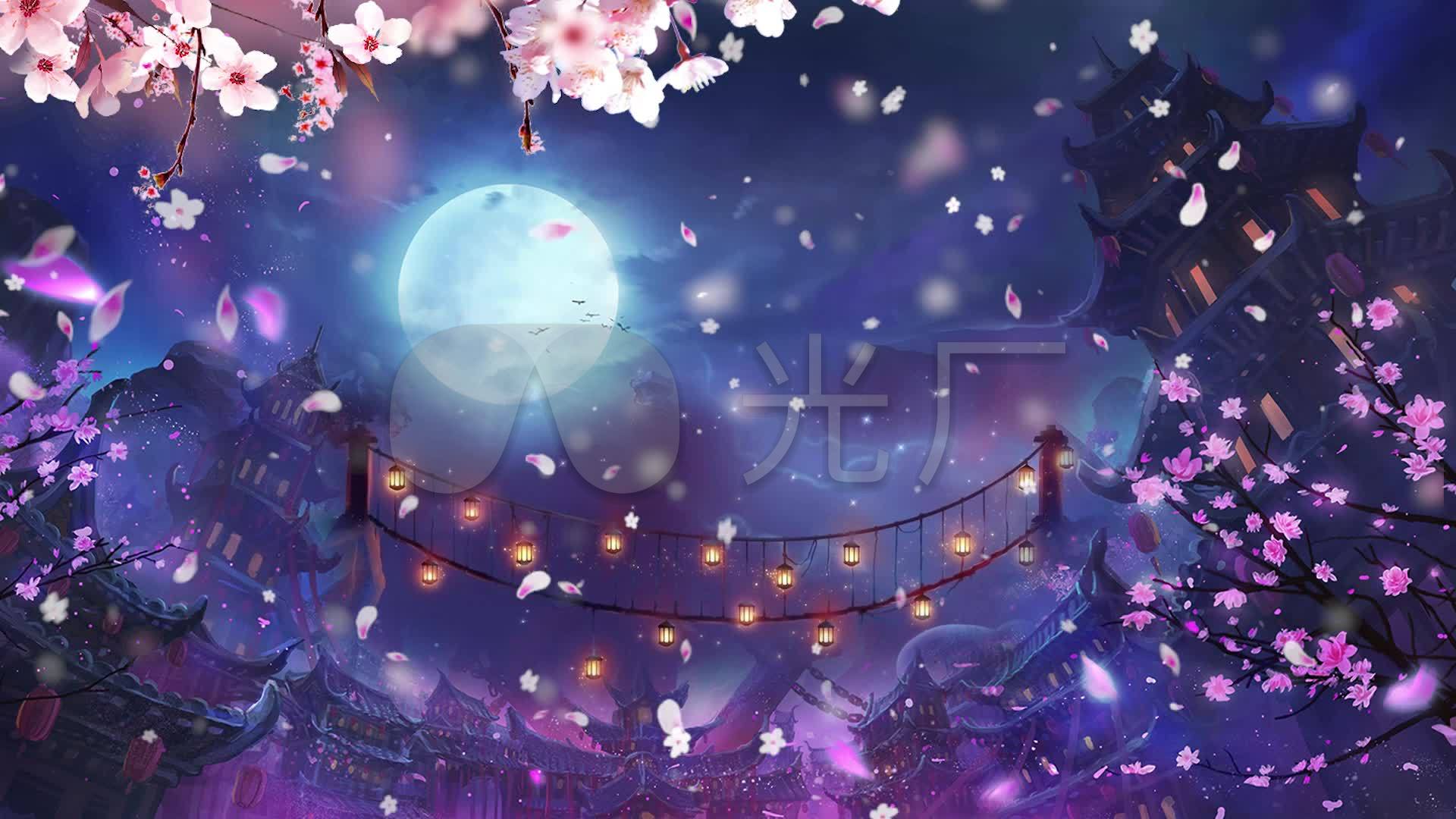 1920*1080电脑壁纸古风,绿色养眼自然风景壁纸 芒种古风水墨通用led大屏幕背景视频_1920x1080_高清