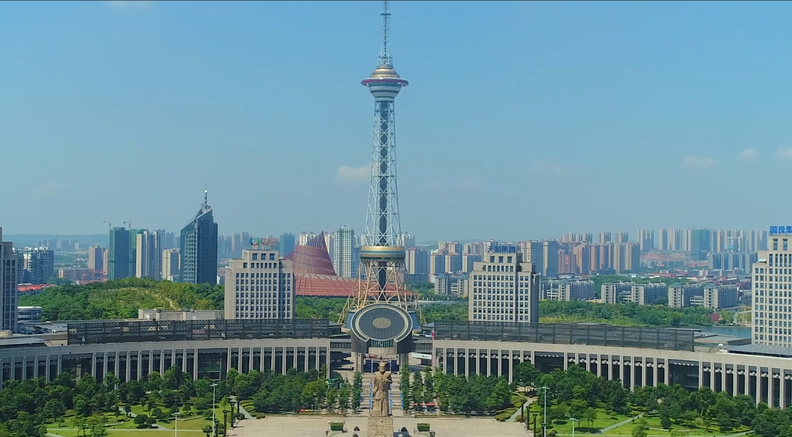 株洲广场 炎帝广场 株洲城市 休闲广场