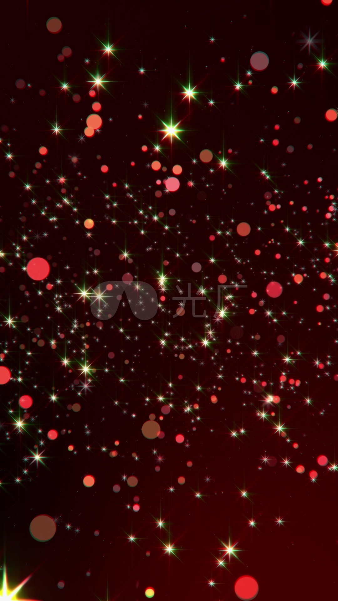 抖音新年节日粒子特效背景_1080x1920_高清视频素材