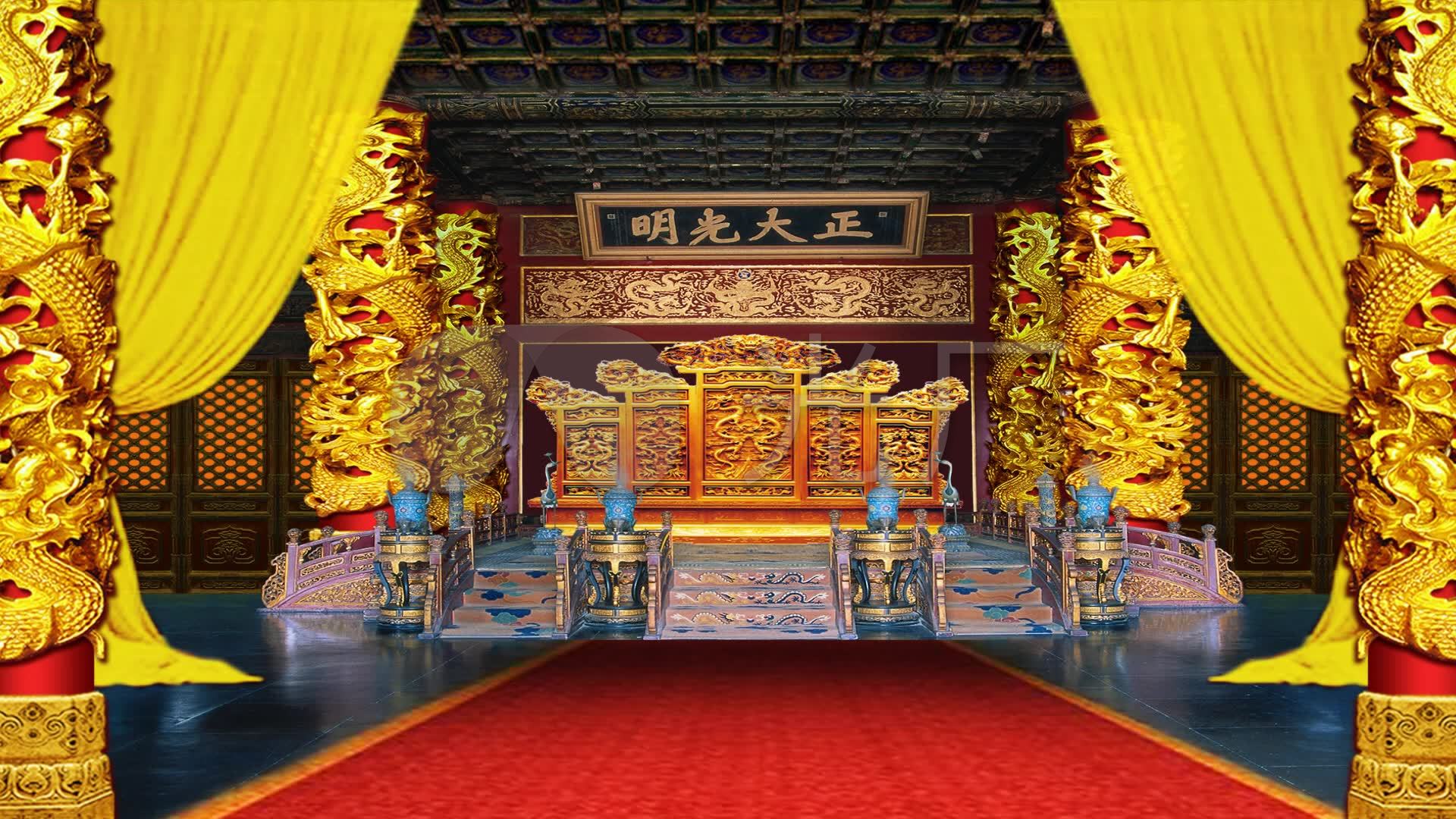 原创金銮殿场景_1920x1080_高清视频素材下载(编号:)